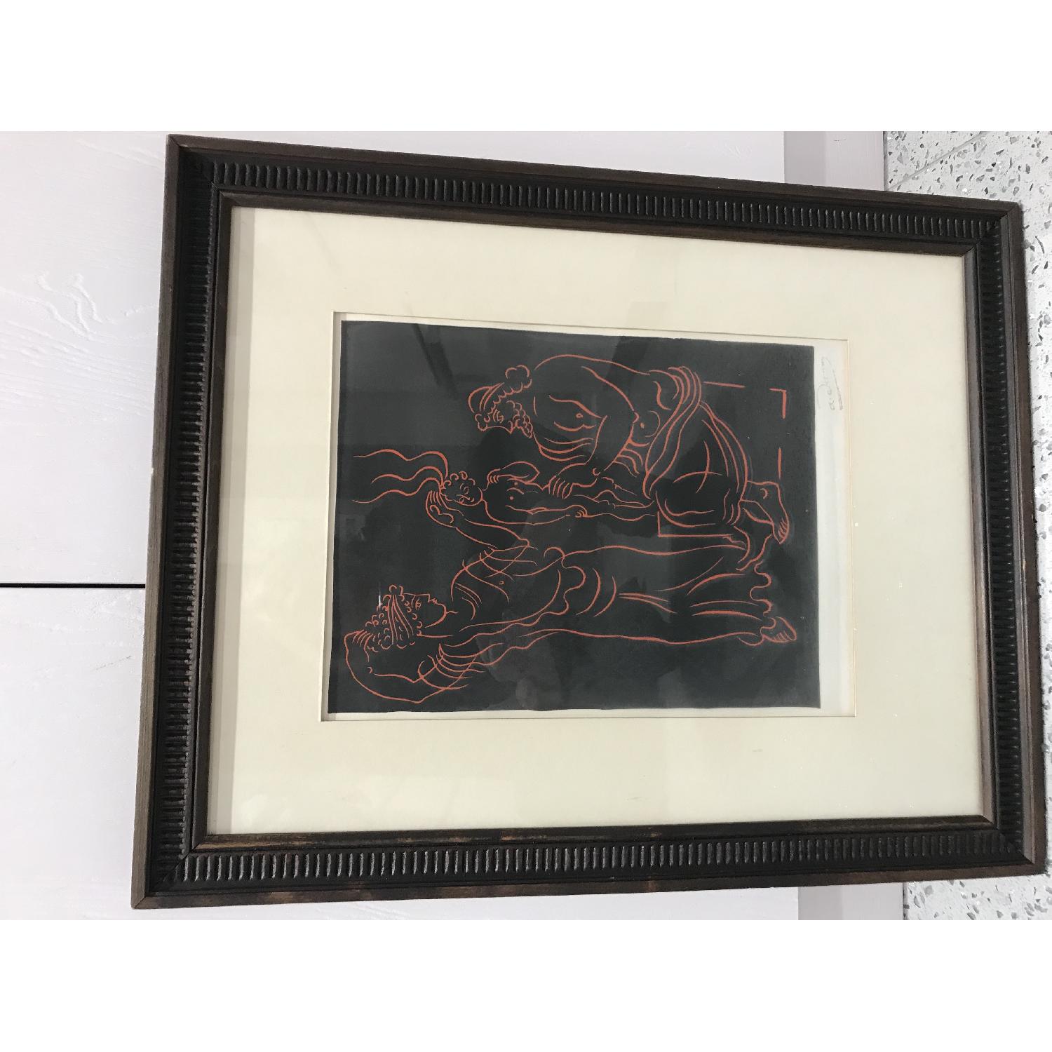 Andre Derain L'Enfant Lithograph Estate Stamp - image-1