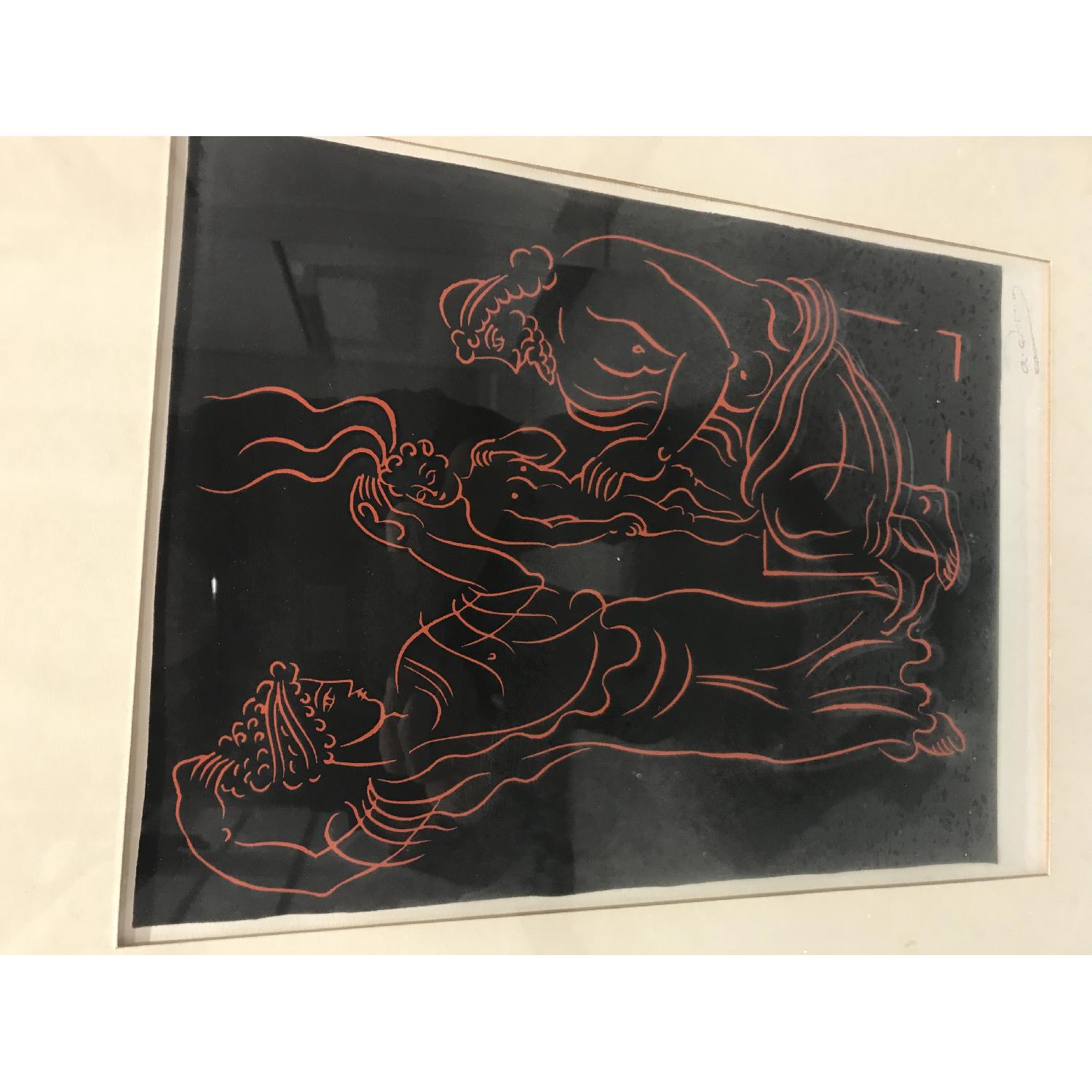 Andre Derain L'Enfant Lithograph Estate Stamp - image-2