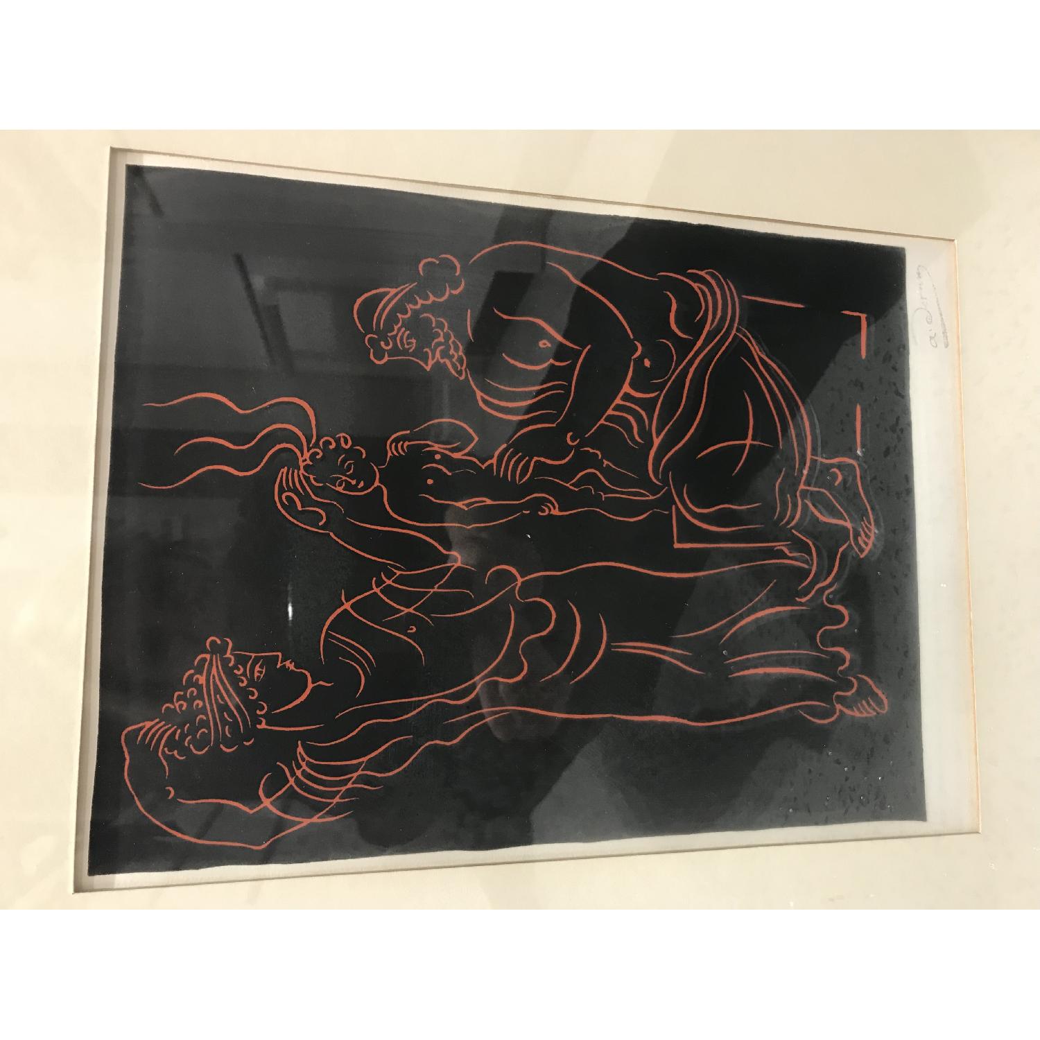 Andre Derain L'Enfant Lithograph Estate Stamp - image-3
