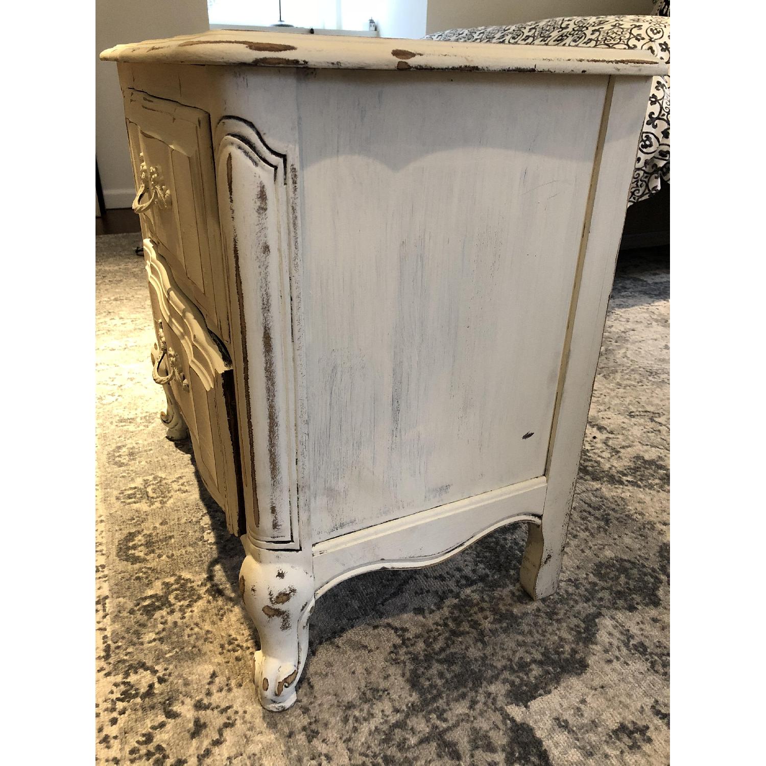 Refinished Rustic Antique Nightstand - image-5