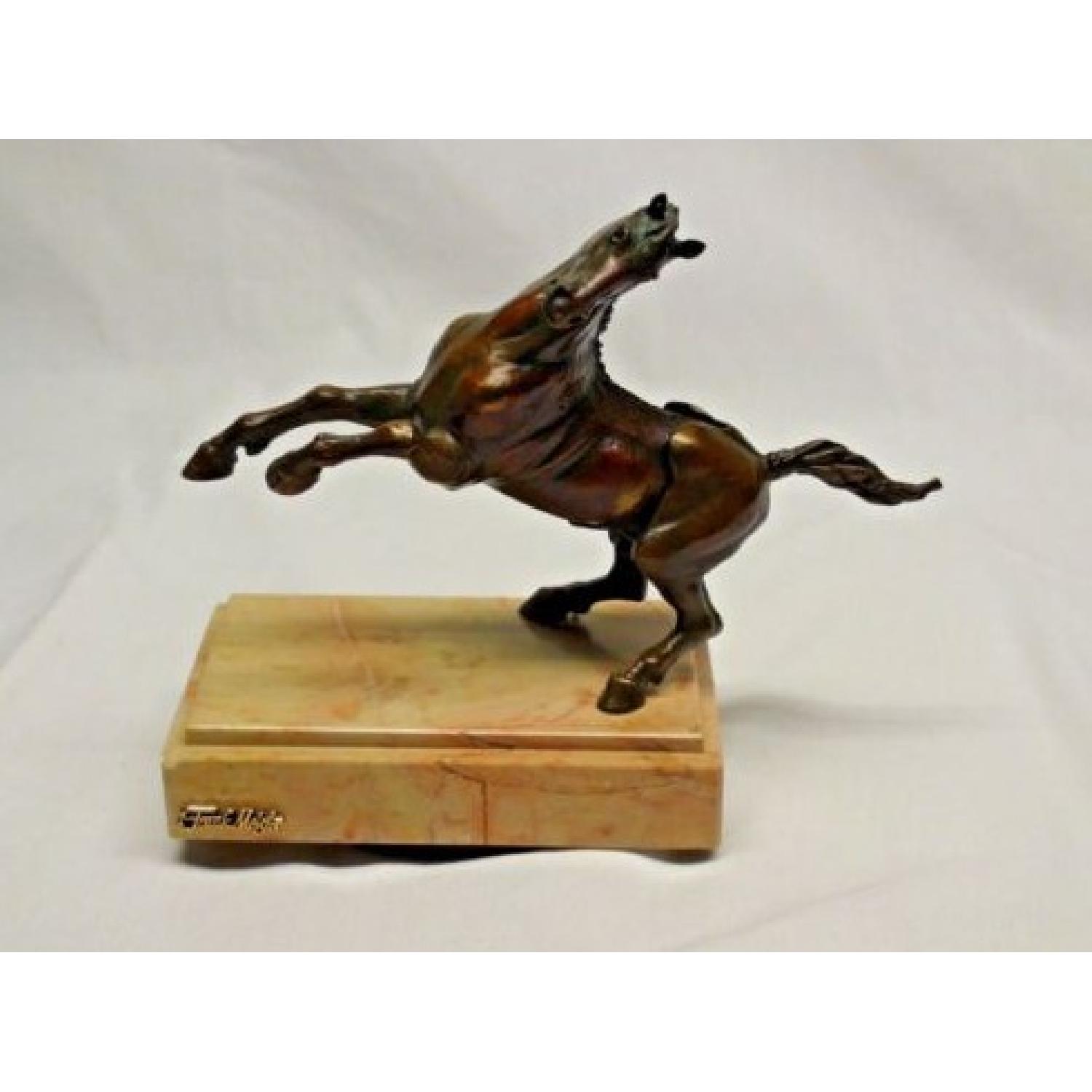 Frank Meisler Bronze Horse Sculpture - image-2