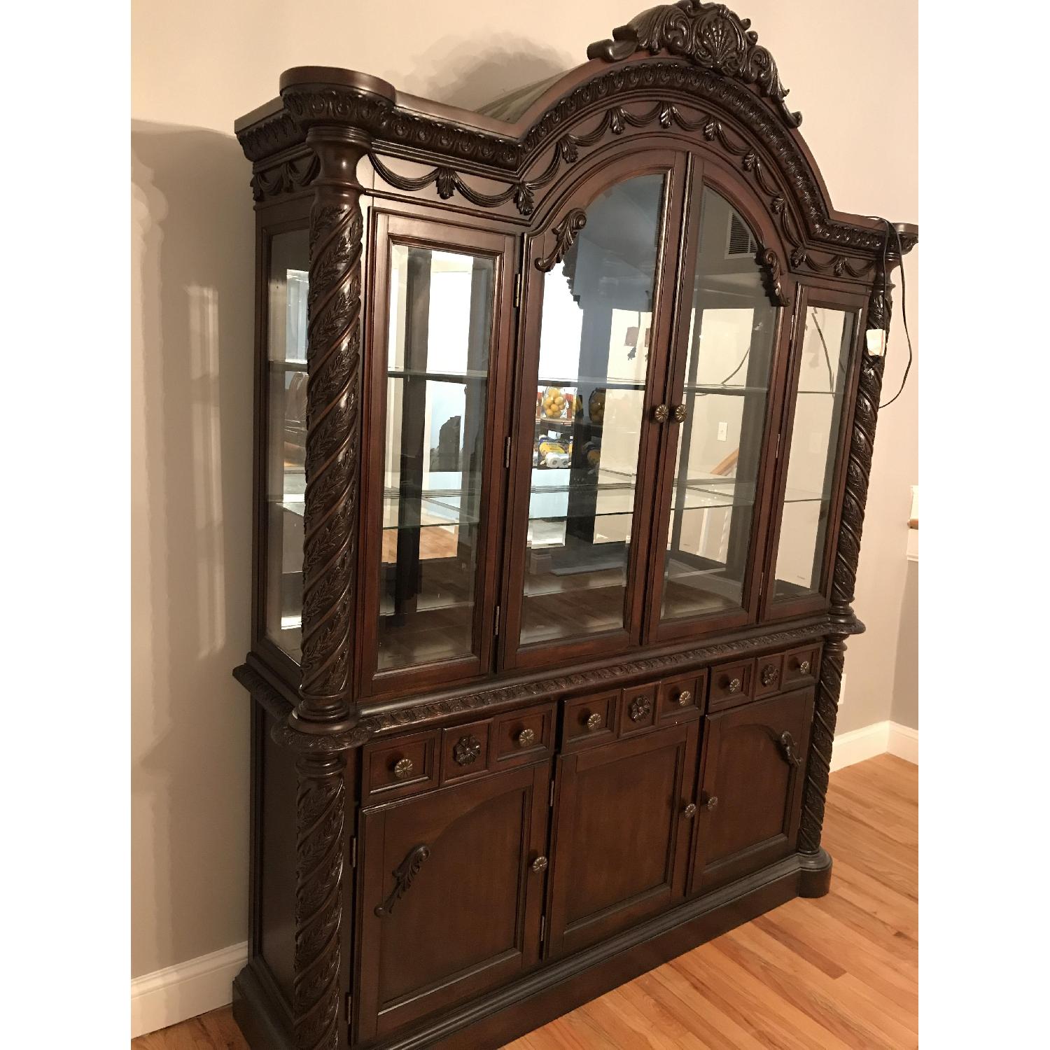 Ashley North Shore China Cabinet - image-6