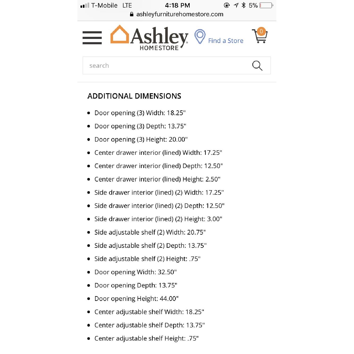 Ashley North Shore China Cabinet - image-11