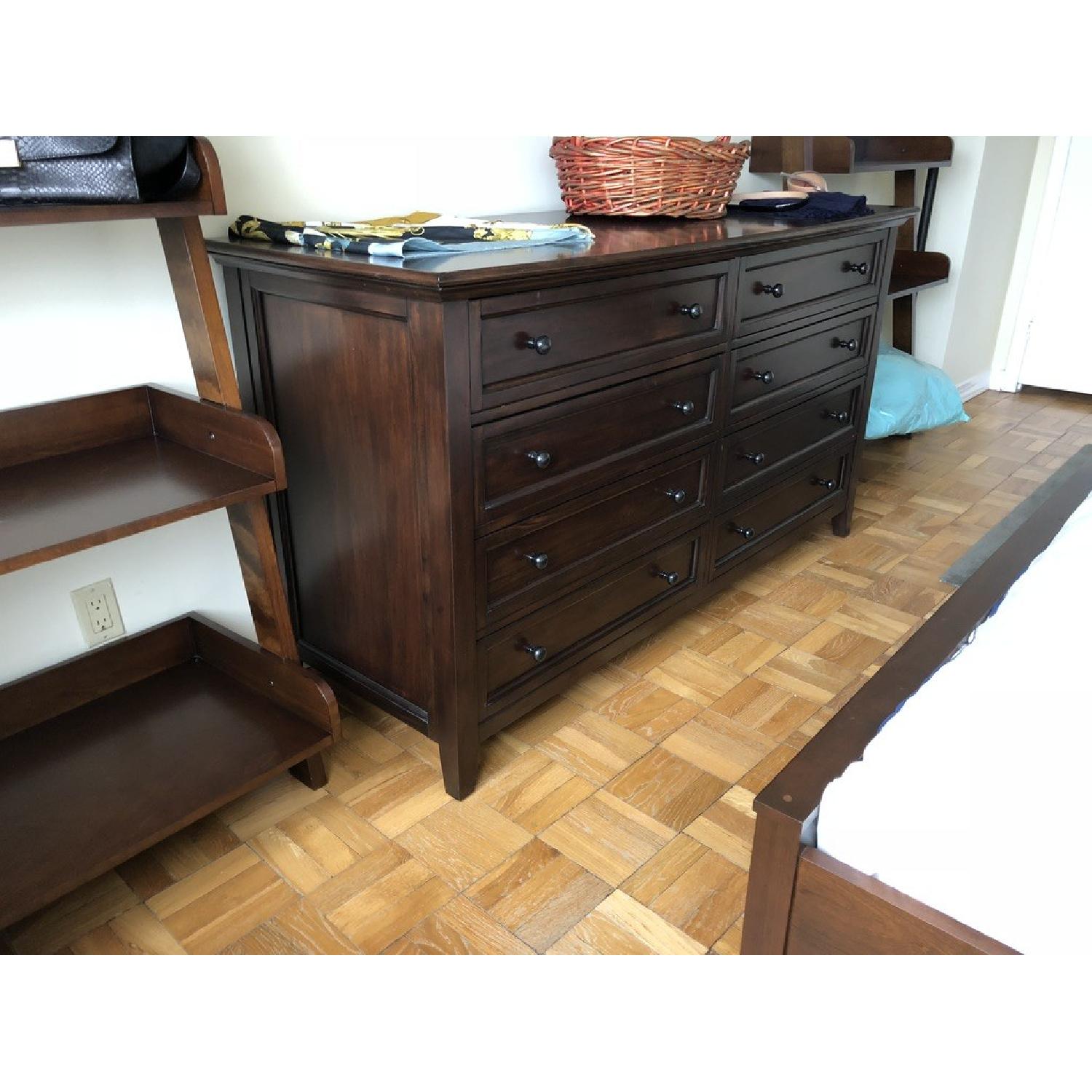 Pottery Barn Hudson Extra-Wide Dresser in Mahogany - image-1