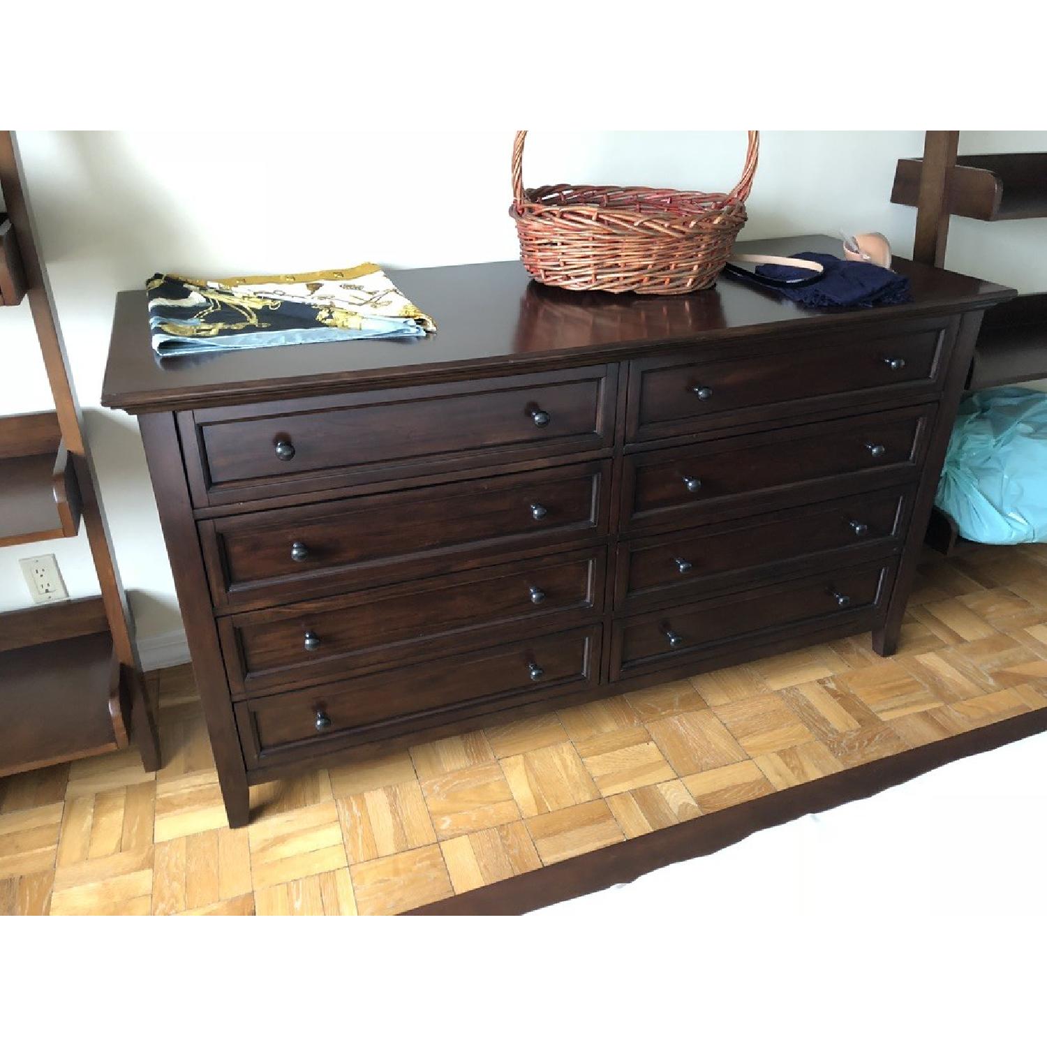 Pottery Barn Hudson Extra-Wide Dresser in Mahogany - image-2