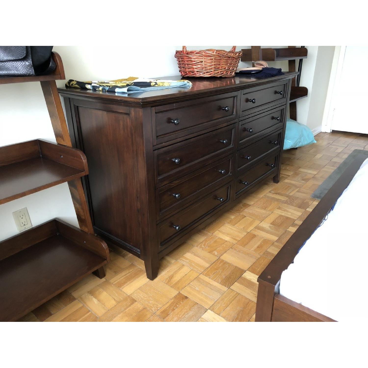 Pottery Barn Hudson Extra-Wide Dresser in Mahogany - image-3