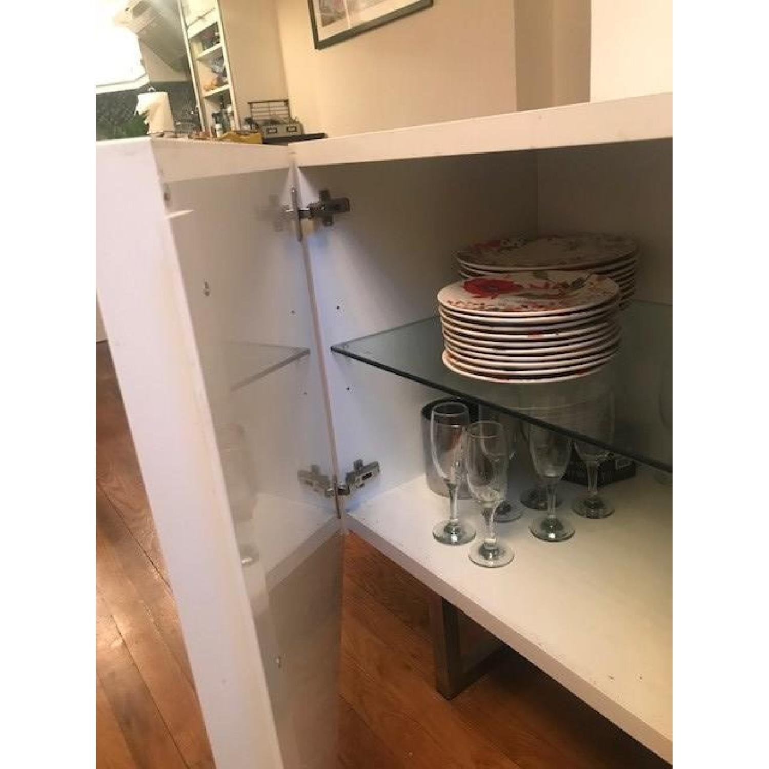 Calligaris Seattle White Lacquer Credenza - image-2