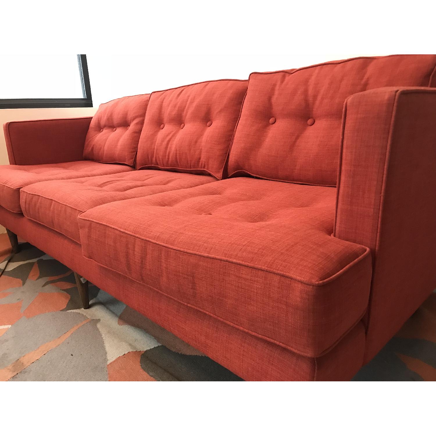 West Elm Peggy Sofa in Cayenne - image-3