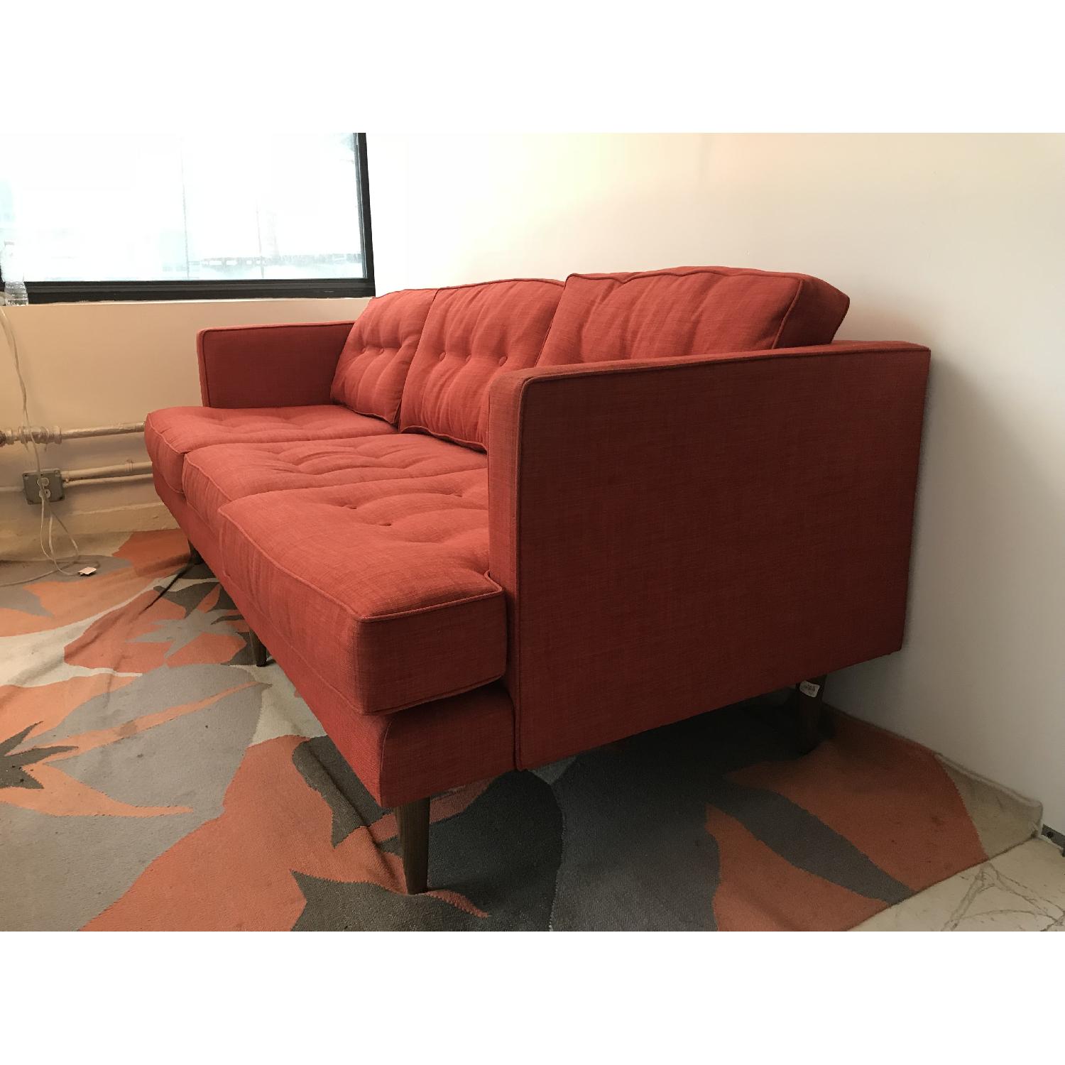 West Elm Peggy Sofa in Cayenne - image-4