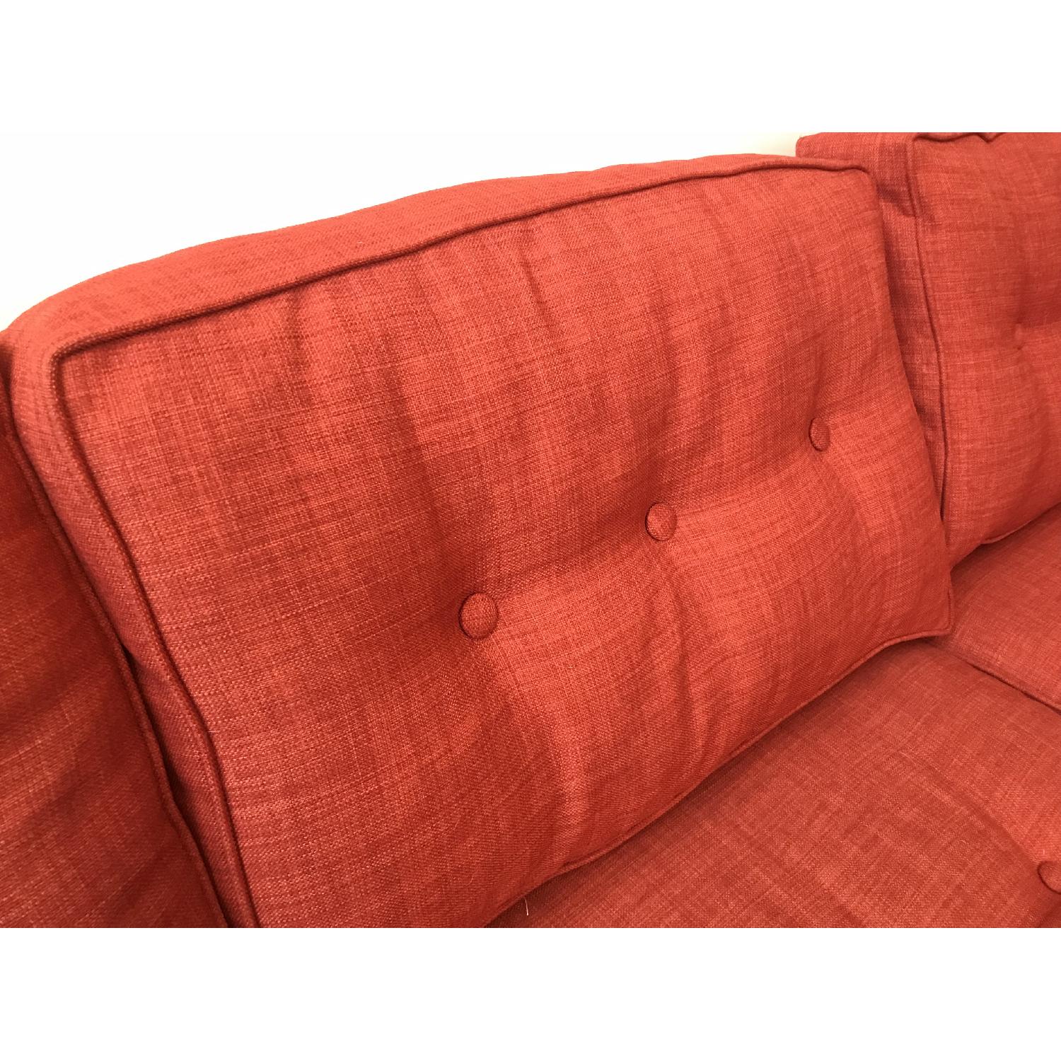 West Elm Peggy Sofa in Cayenne - image-6