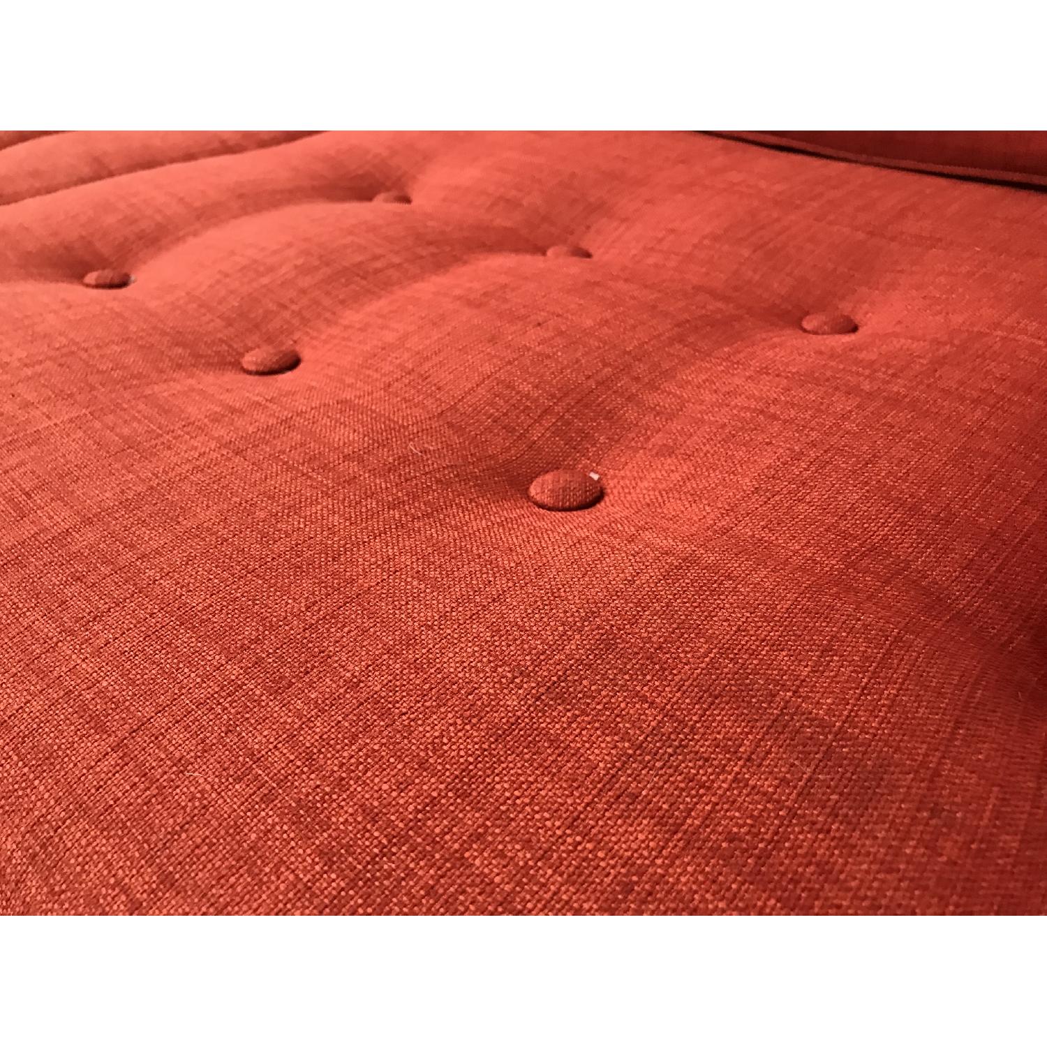 West Elm Peggy Sofa in Cayenne - image-7
