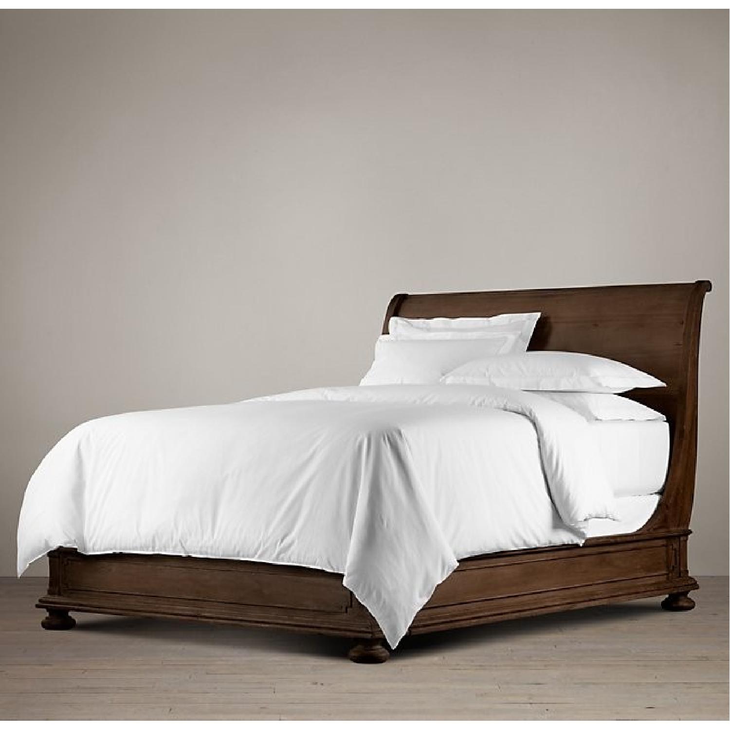 Restoration Hardware St James King Size Sleigh Bed - image-5
