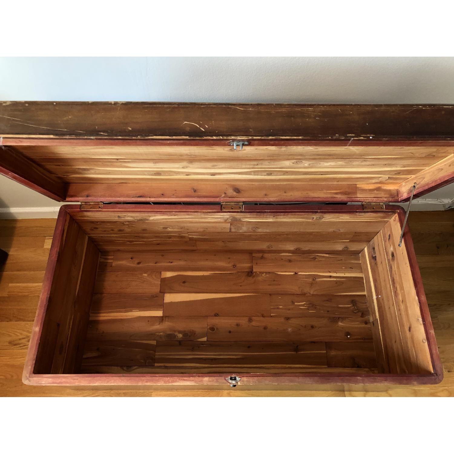 Antique Red Cedar Chest AptDeco