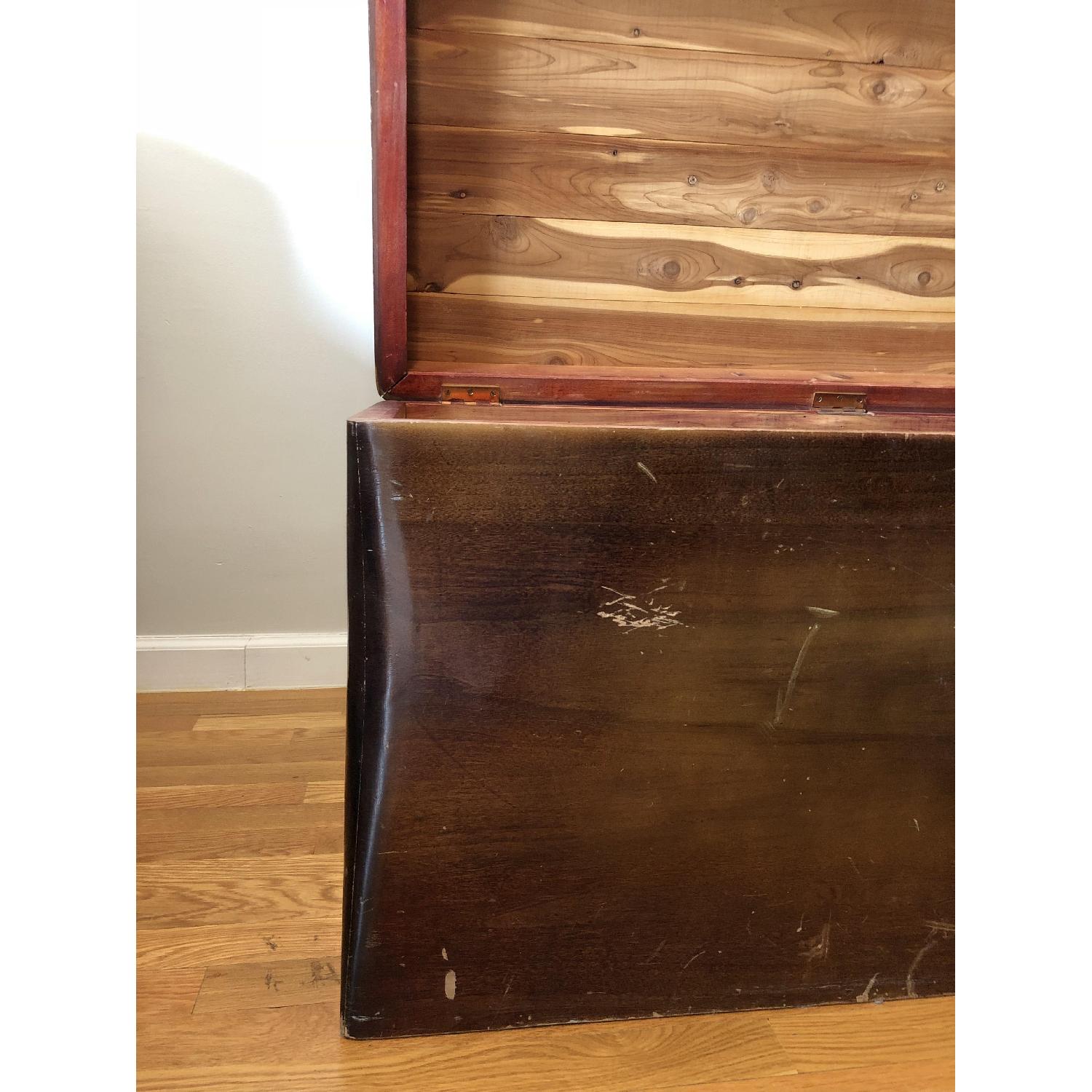 Antique Red Cedar Chest - image-3