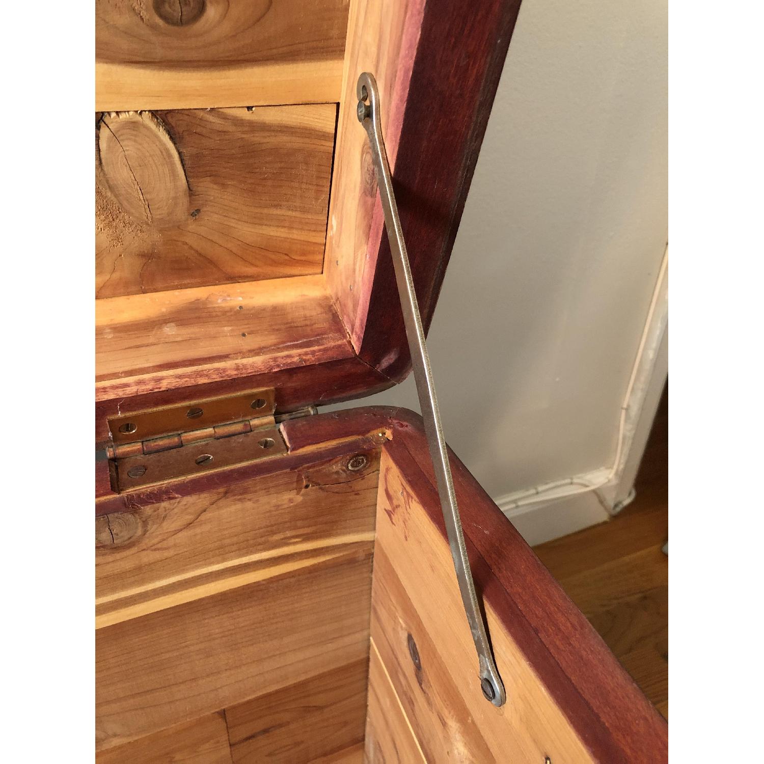 Antique Red Cedar Chest - image-7