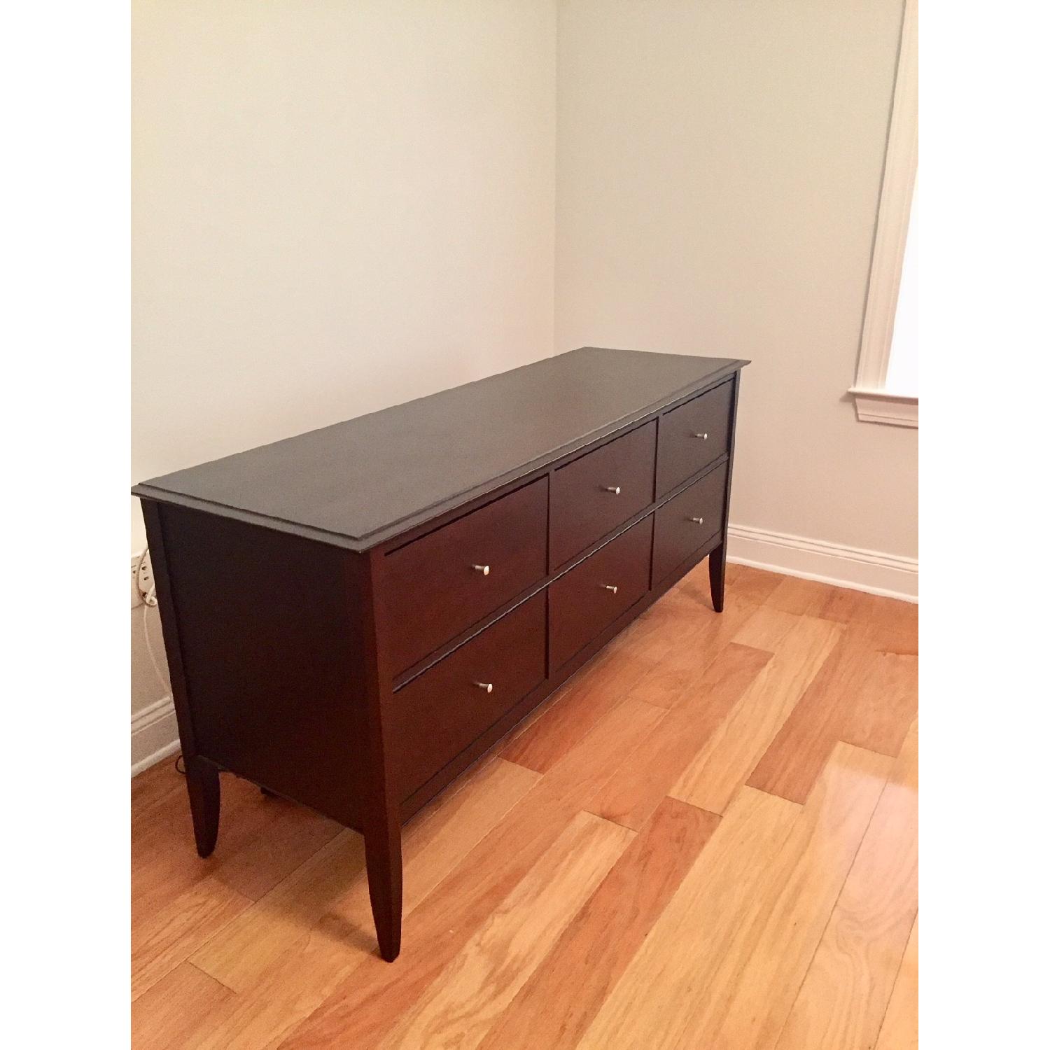 Crate & Barrel Vendome 6 Drawer Credenza AptDeco