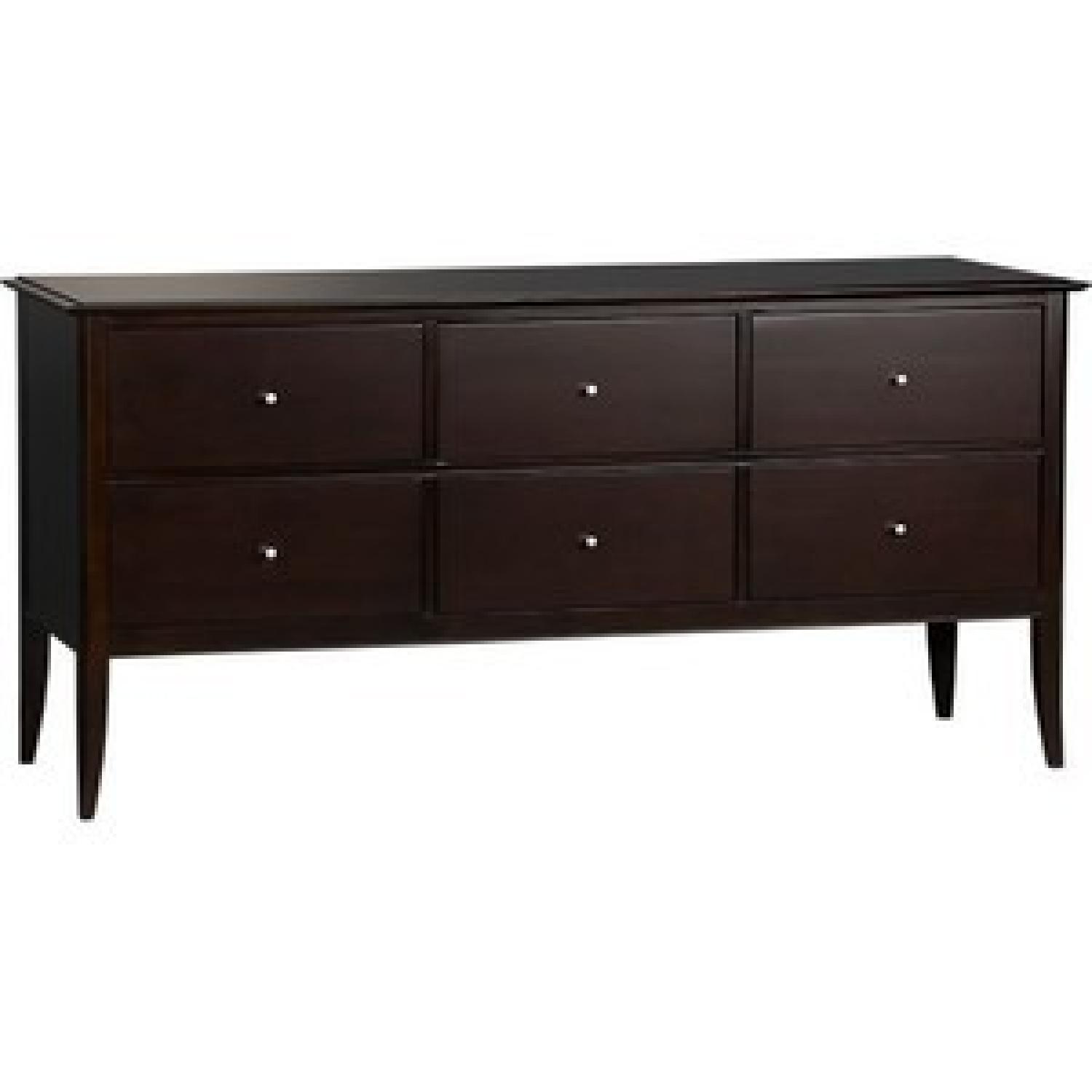 Crate & Barrel Vendome 6 Drawer Credenza AptDeco