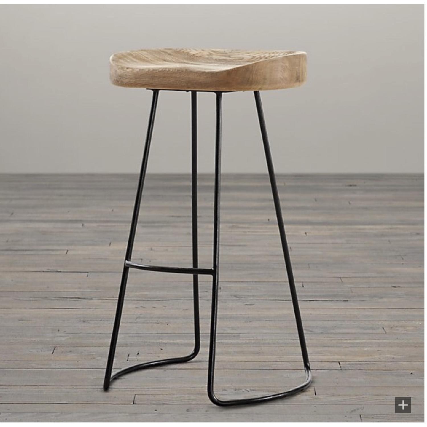 Restoration Hardware 1950s Tractor Seat Stool - image-1