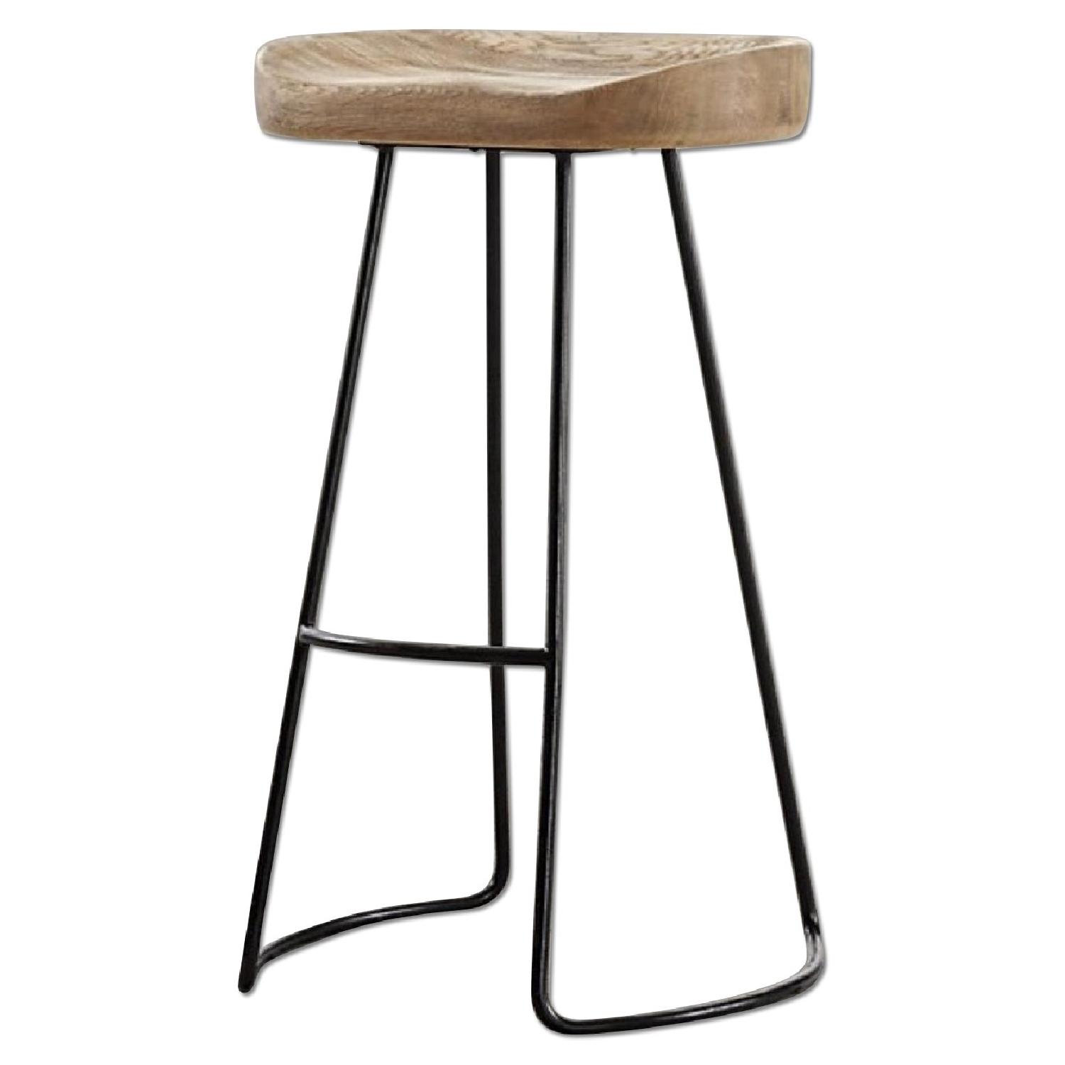 Restoration Hardware 1950s Tractor Seat Stool - image-0