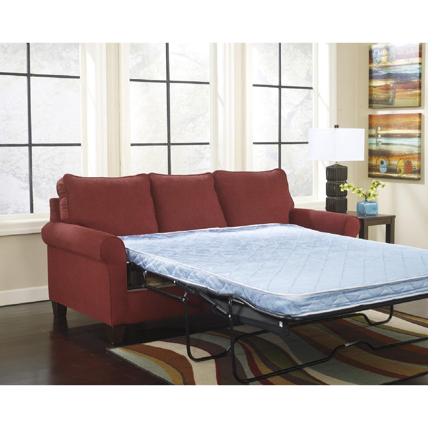 Ashley Furniture Zeth Crimson Queen Sleeper Sofa - image-2