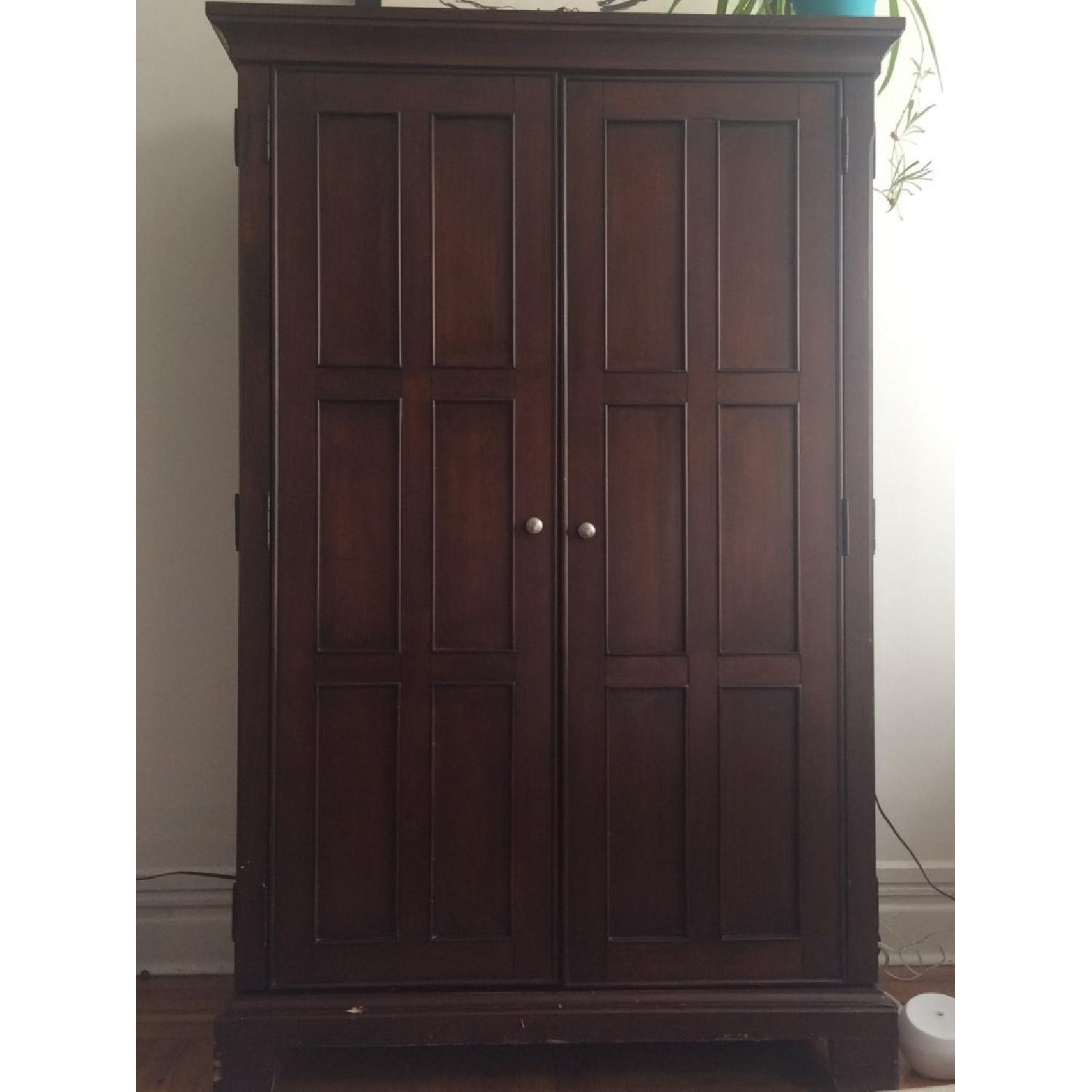 Raymour & Flanigan Urban Crossings Computer Armoire - image-2