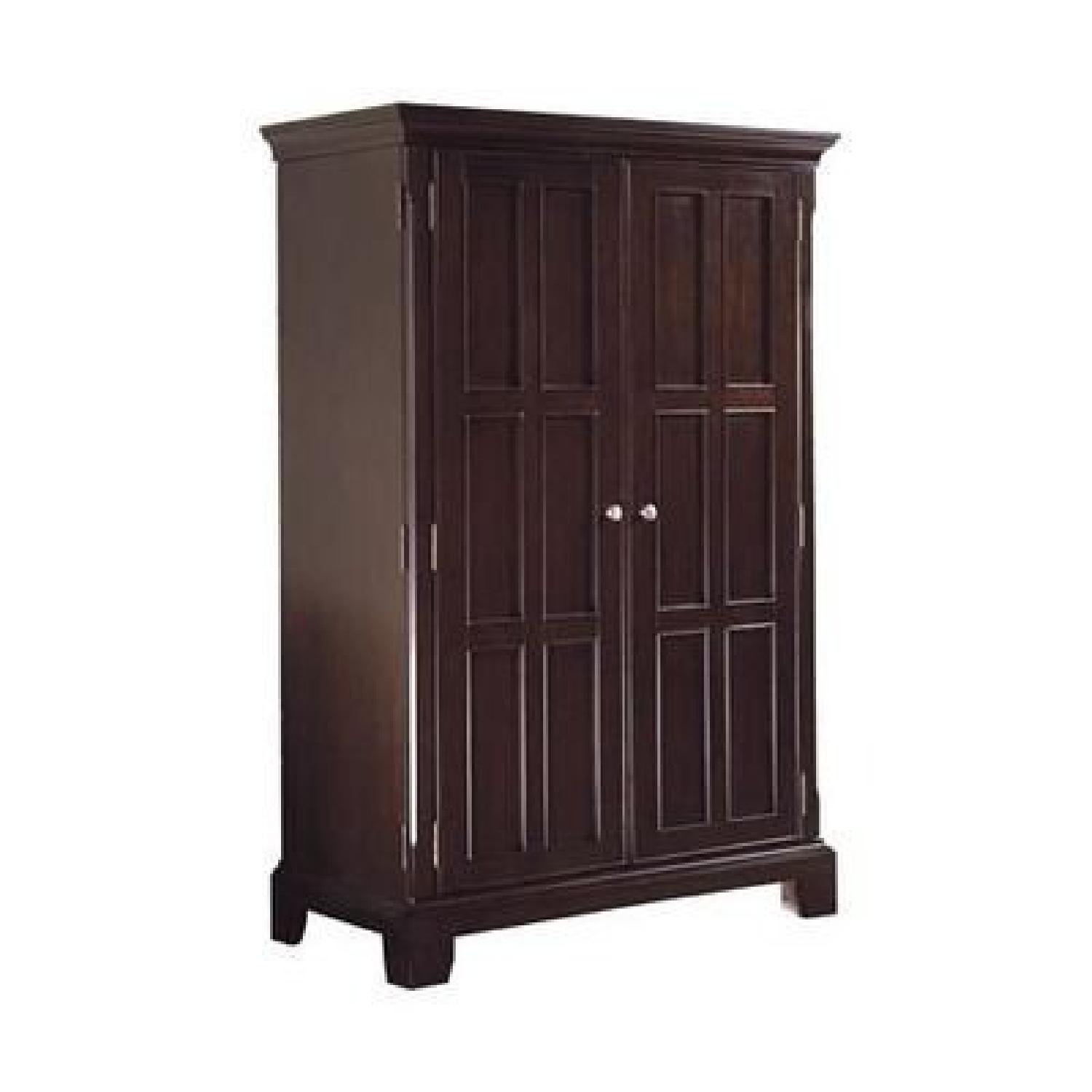 Raymour & Flanigan Urban Crossings Computer Armoire - image-0