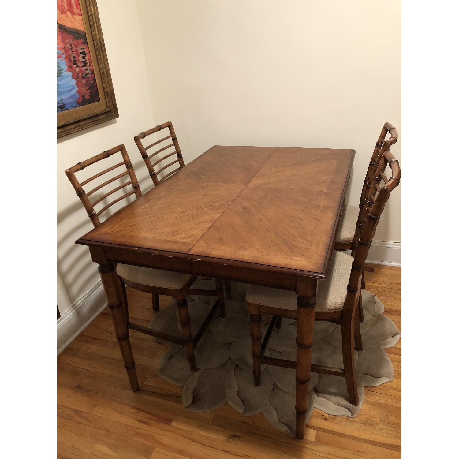 Horchow Expandable Dining Table - image-9