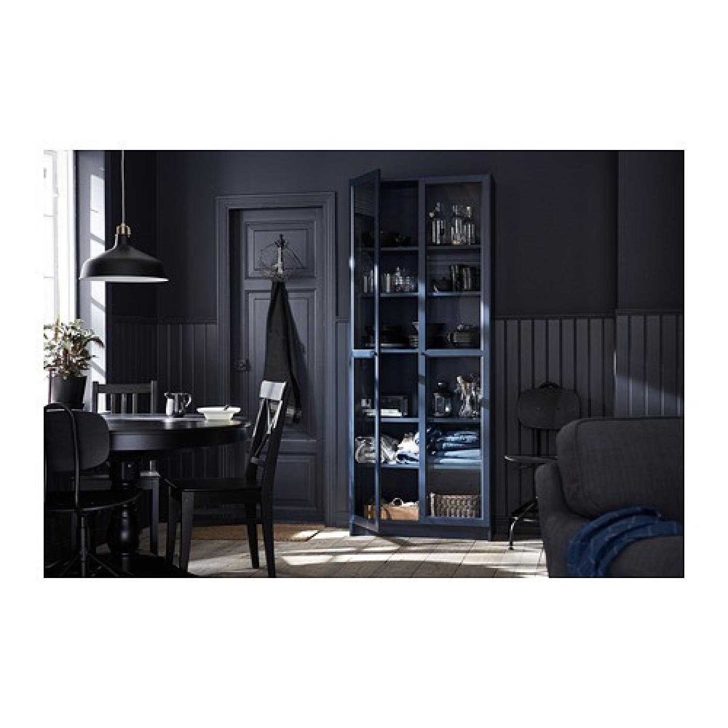 Ikea Billy Bookcase w/ Glass Doors - image-4