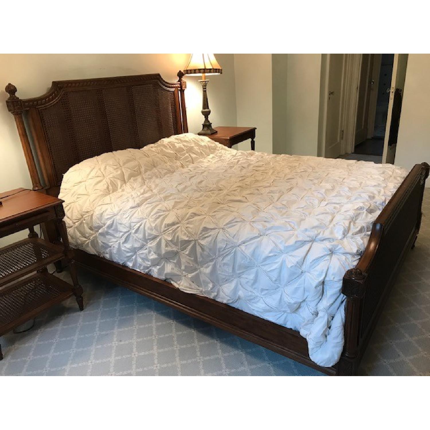 Ethan Allen Elise Queen Bed Frame - image-1