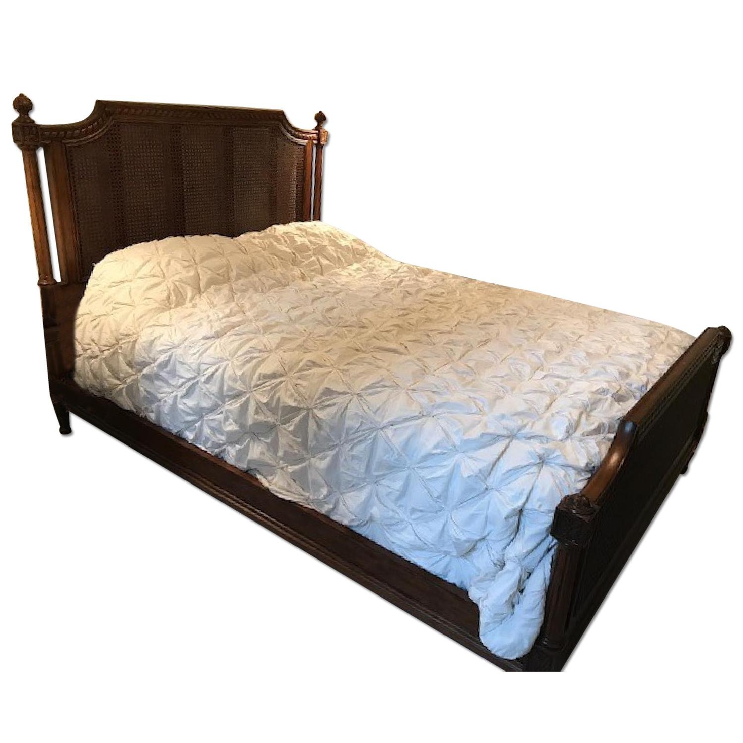 Ethan Allen Elise Queen Bed Frame AptDeco