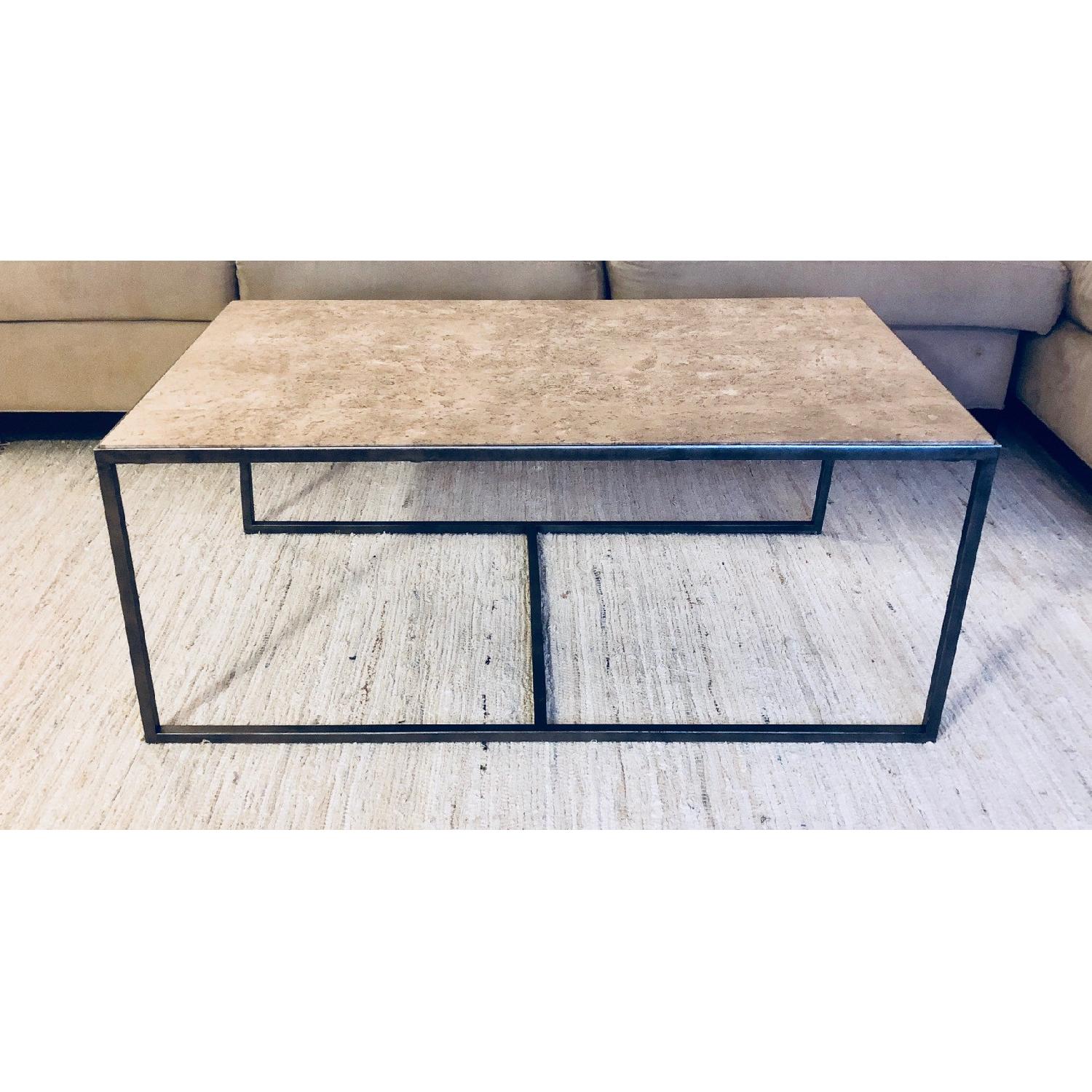 Hammary Furniture Marble Top Coffee Table - image-1