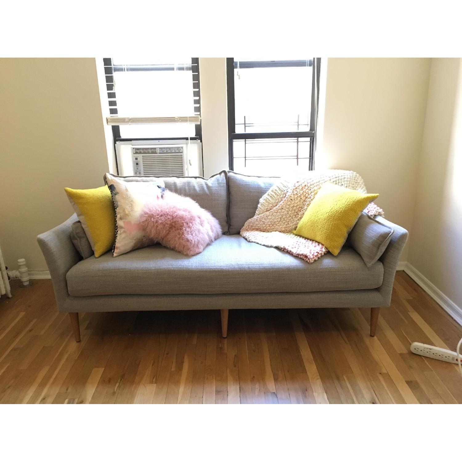 West Elm Antwerp Sofa in Frost Gray - image-2