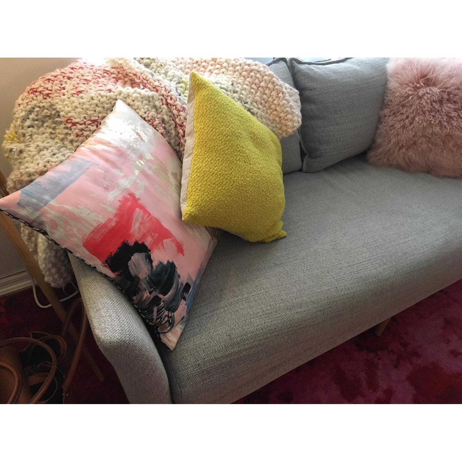 West Elm Antwerp Sofa in Frost Gray - image-3