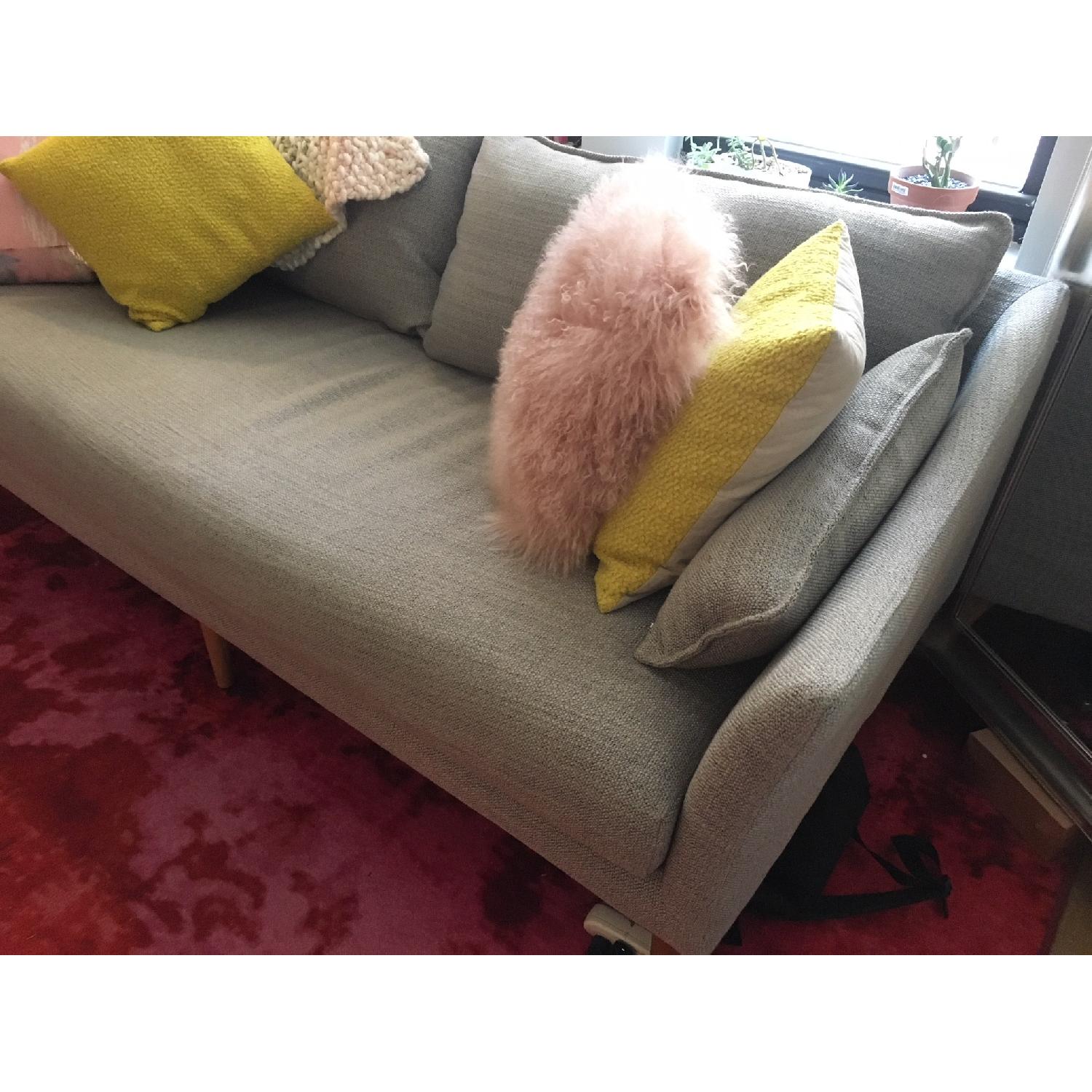 West Elm Antwerp Sofa in Frost Gray - image-5