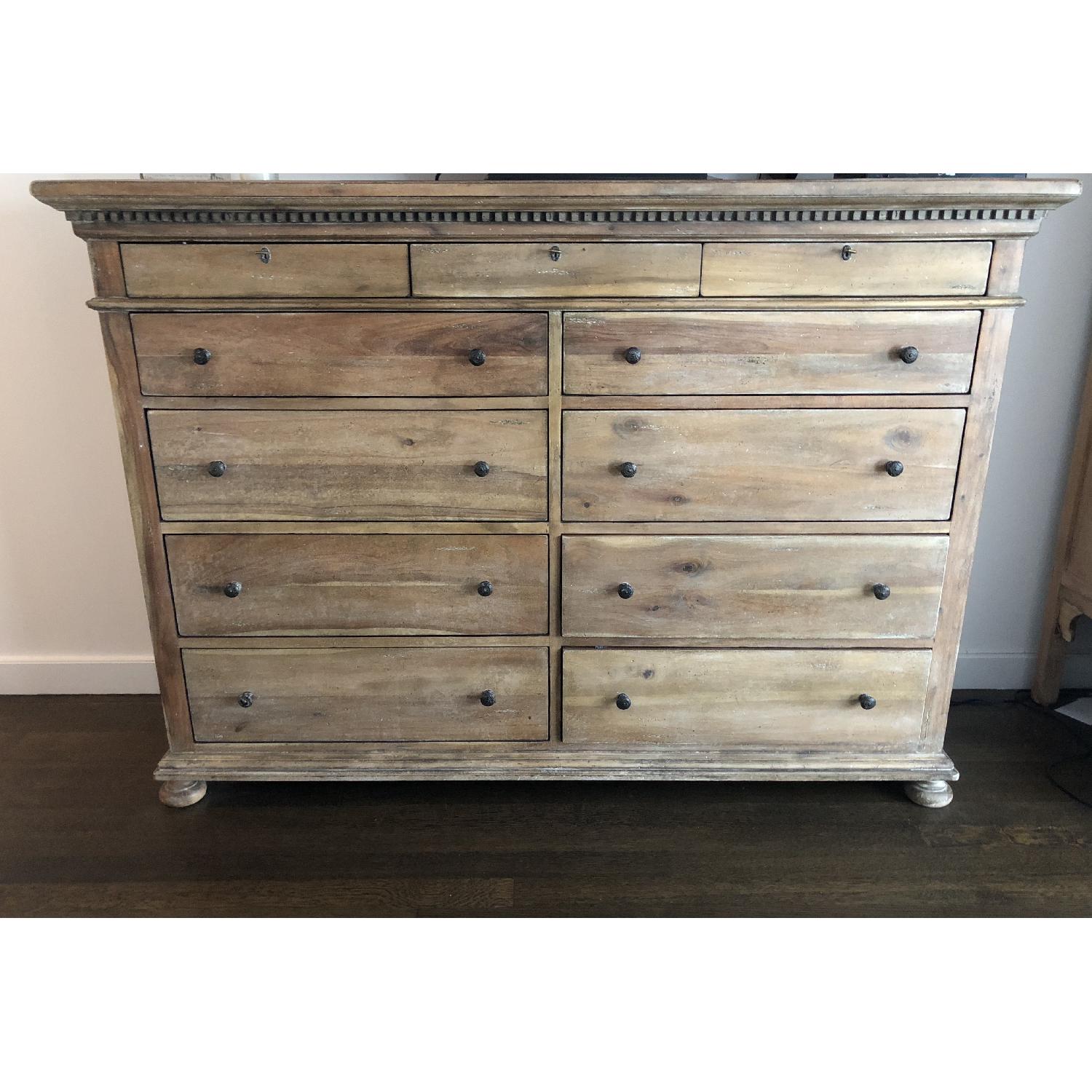 Restoration Hardware St. James 11 Drawer Dresser - image-1