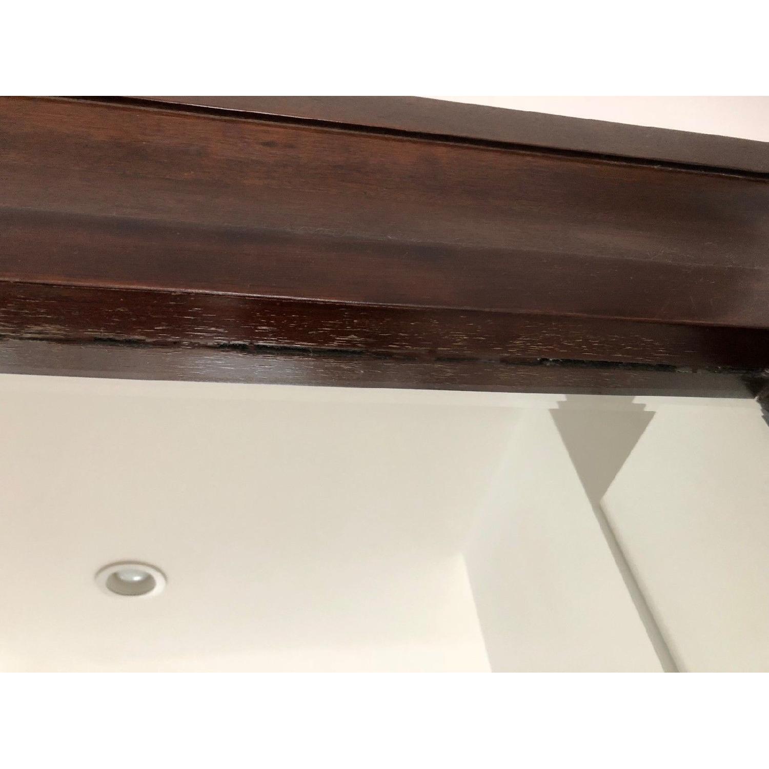 Crate & Barrel Beverly Floor Mirror in Wood w/ Walnut Finish - image-2