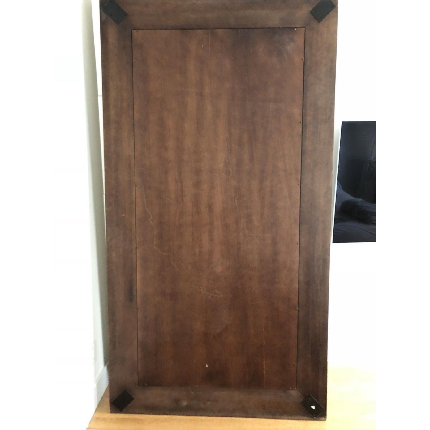 Crate & Barrel Beverly Floor Mirror in Wood w/ Walnut Finish - image-3