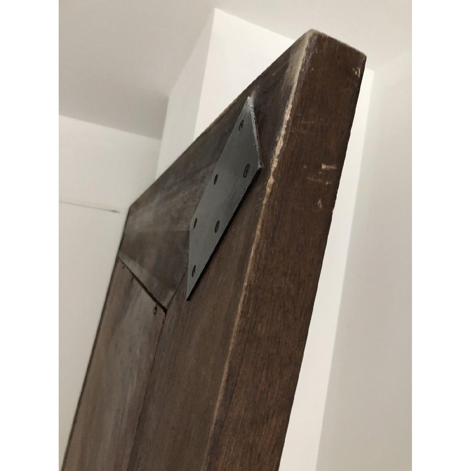Crate & Barrel Beverly Floor Mirror in Wood w/ Walnut Finish - image-4