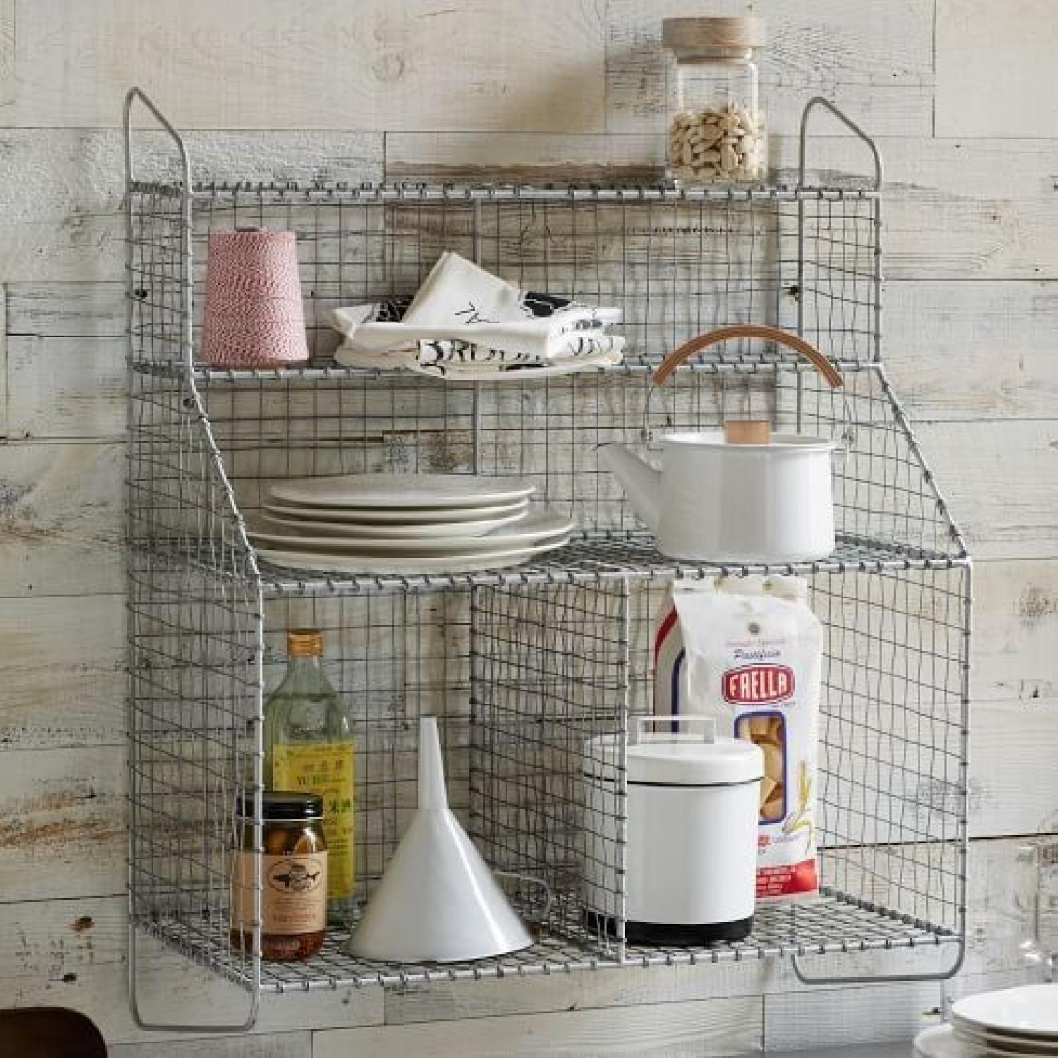 West Elm Wire Mesh Organizer - image-1