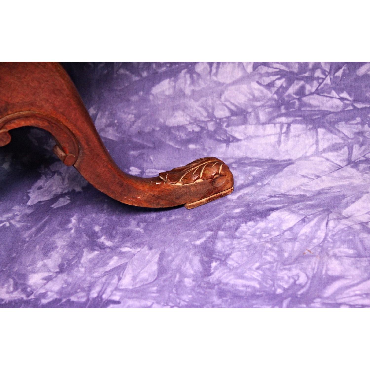 Antique English Style 2 Tier Dumbwaiter Pie Crust Table - image-3