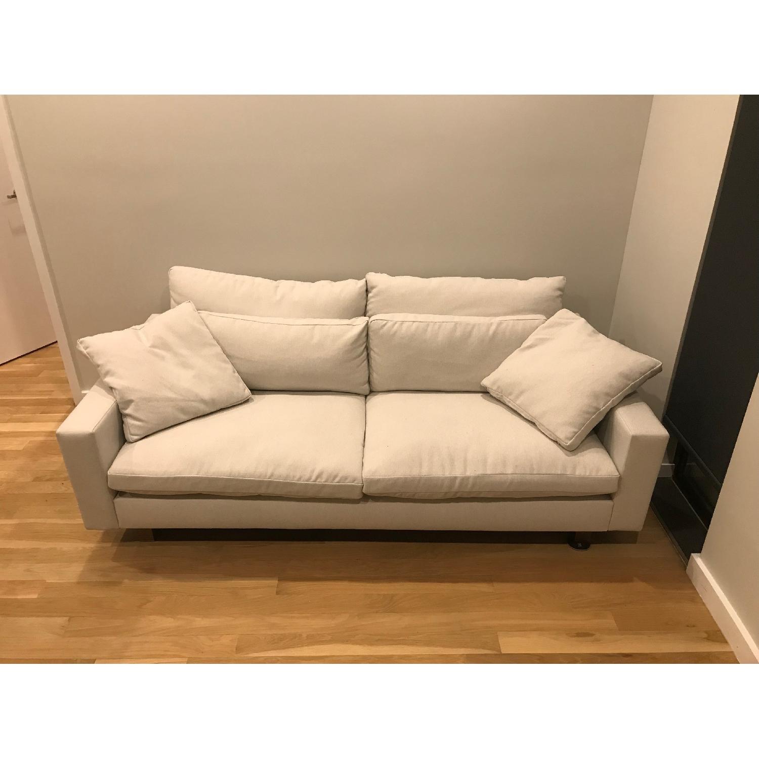 West Elm Harmony Sofa in Oyster Fabric - image-2