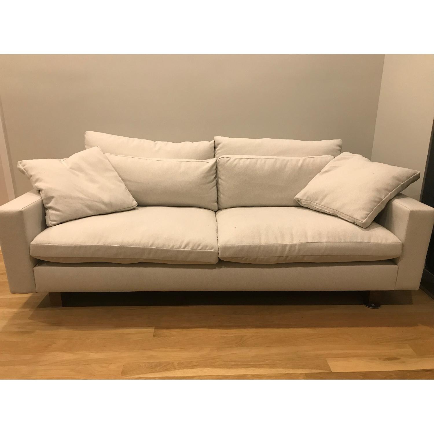 West Elm Harmony Sofa in Oyster Fabric - image-3
