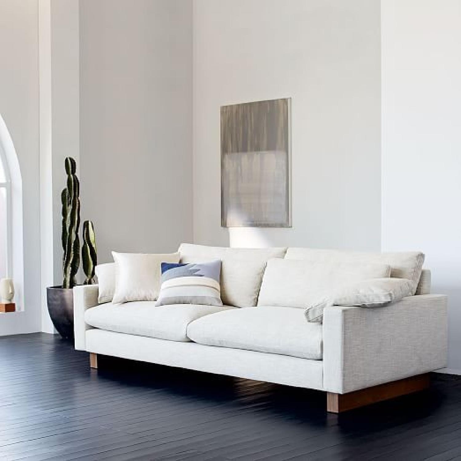 West Elm Harmony Sofa in Oyster Fabric - image-5
