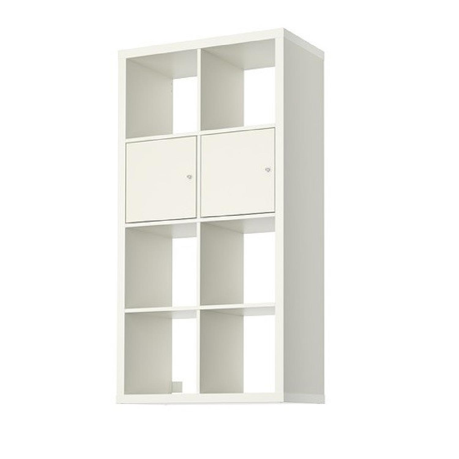 Ikea Kallax Shelf Unit w/ Doors AptDeco