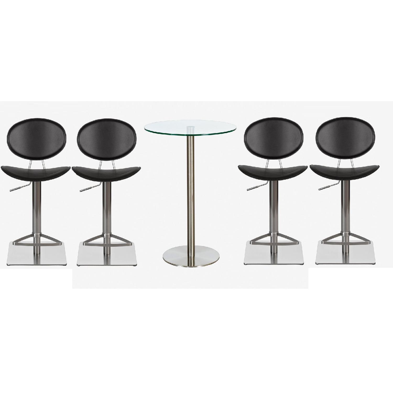 Dania Glass Bar Table w/ 2 Stools - image-7