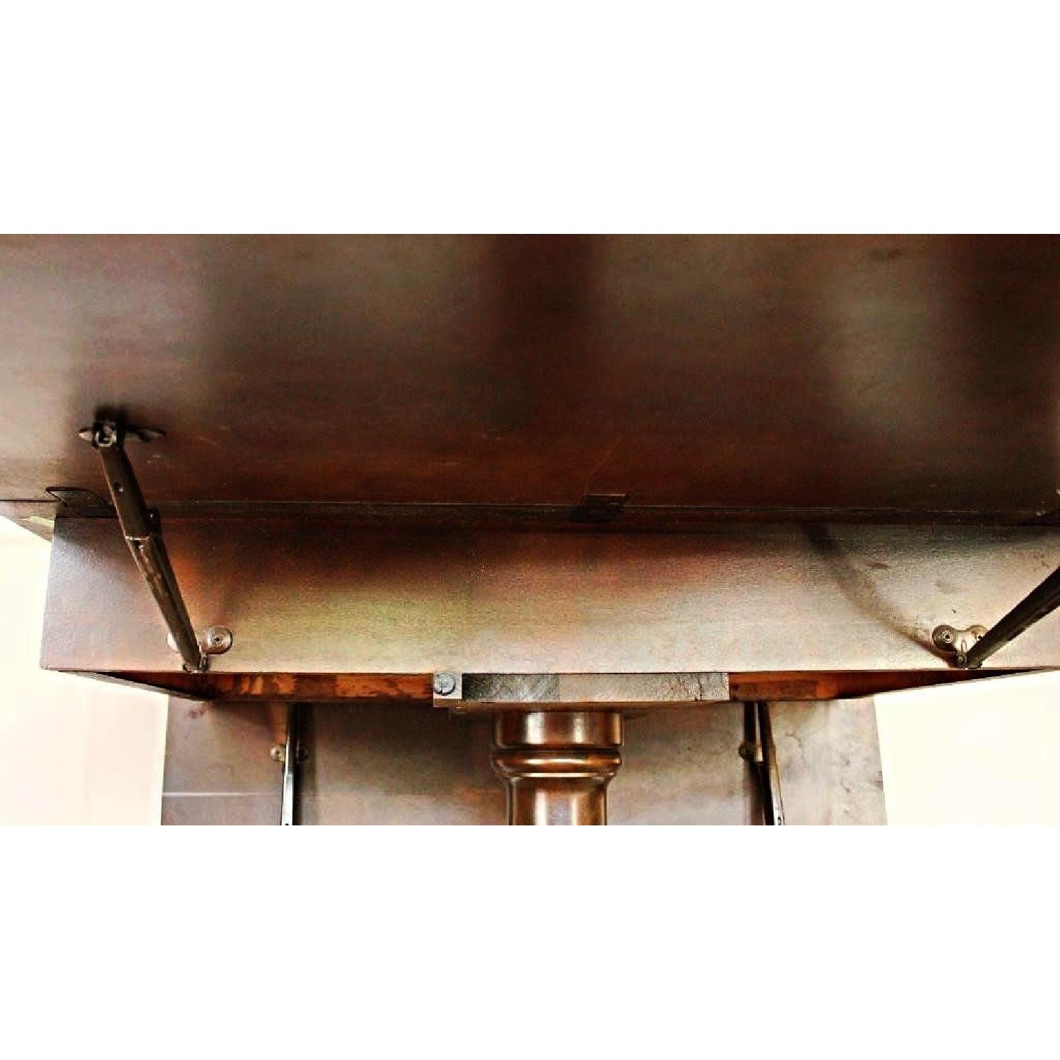 Mahogany Drop Leaf Claw Foot Dining Table - image-5