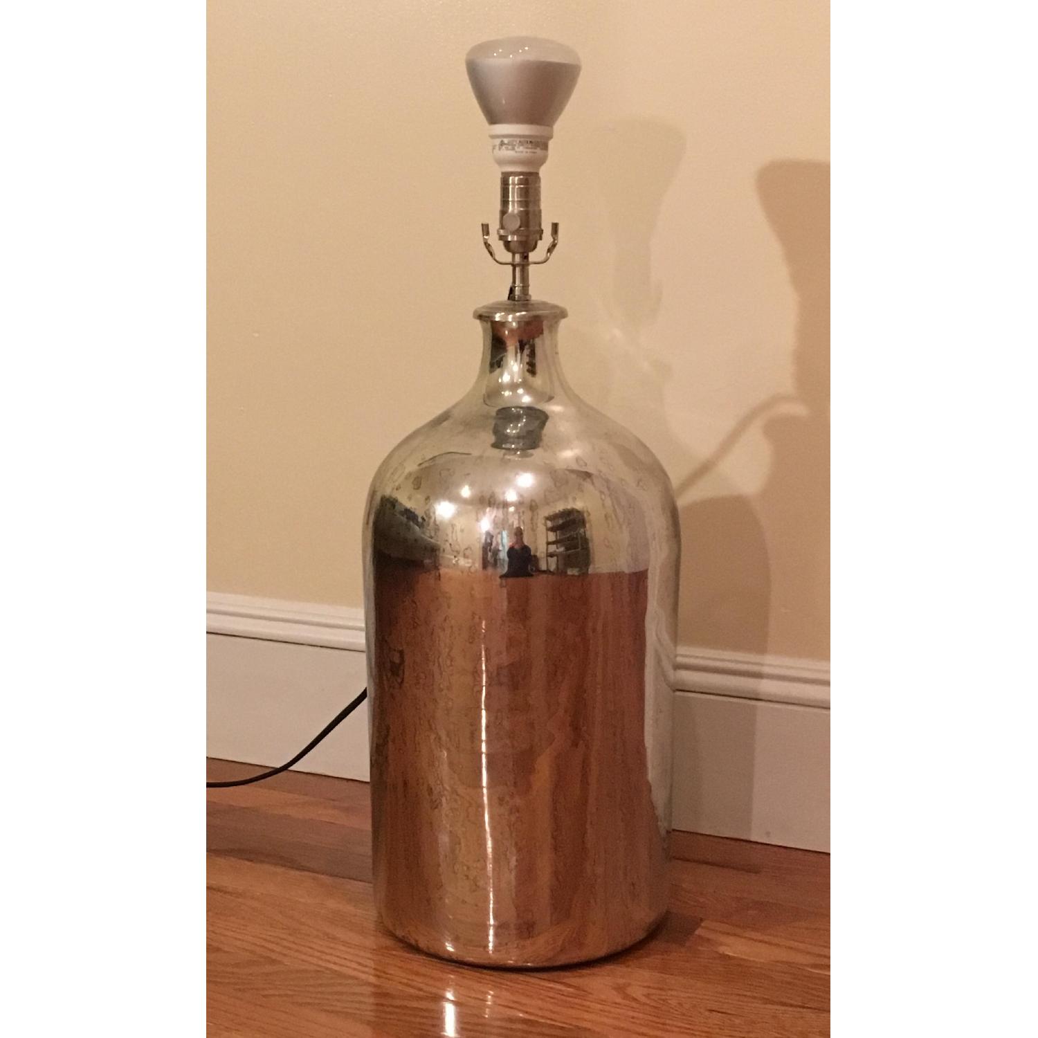 Restoration Hardware Vintage Style Silver Table Lamp Base - image-2