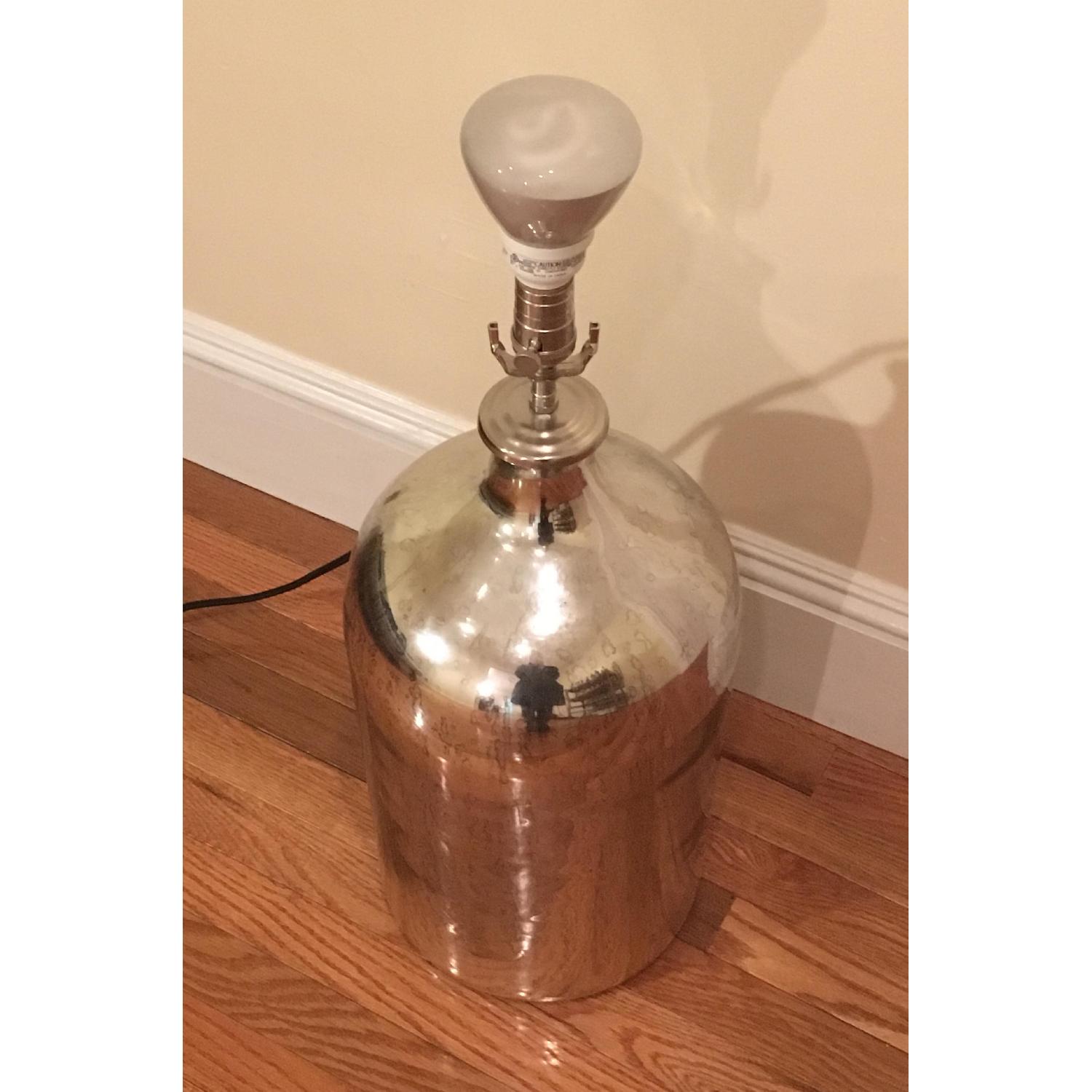 Restoration Hardware Vintage Style Silver Table Lamp Base - image-4