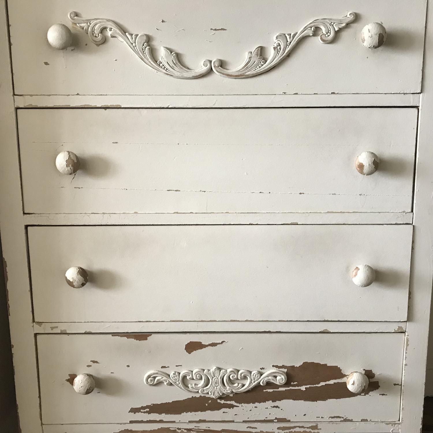 Vintage Shabby Chic 6 Drawer Dresser - image-4