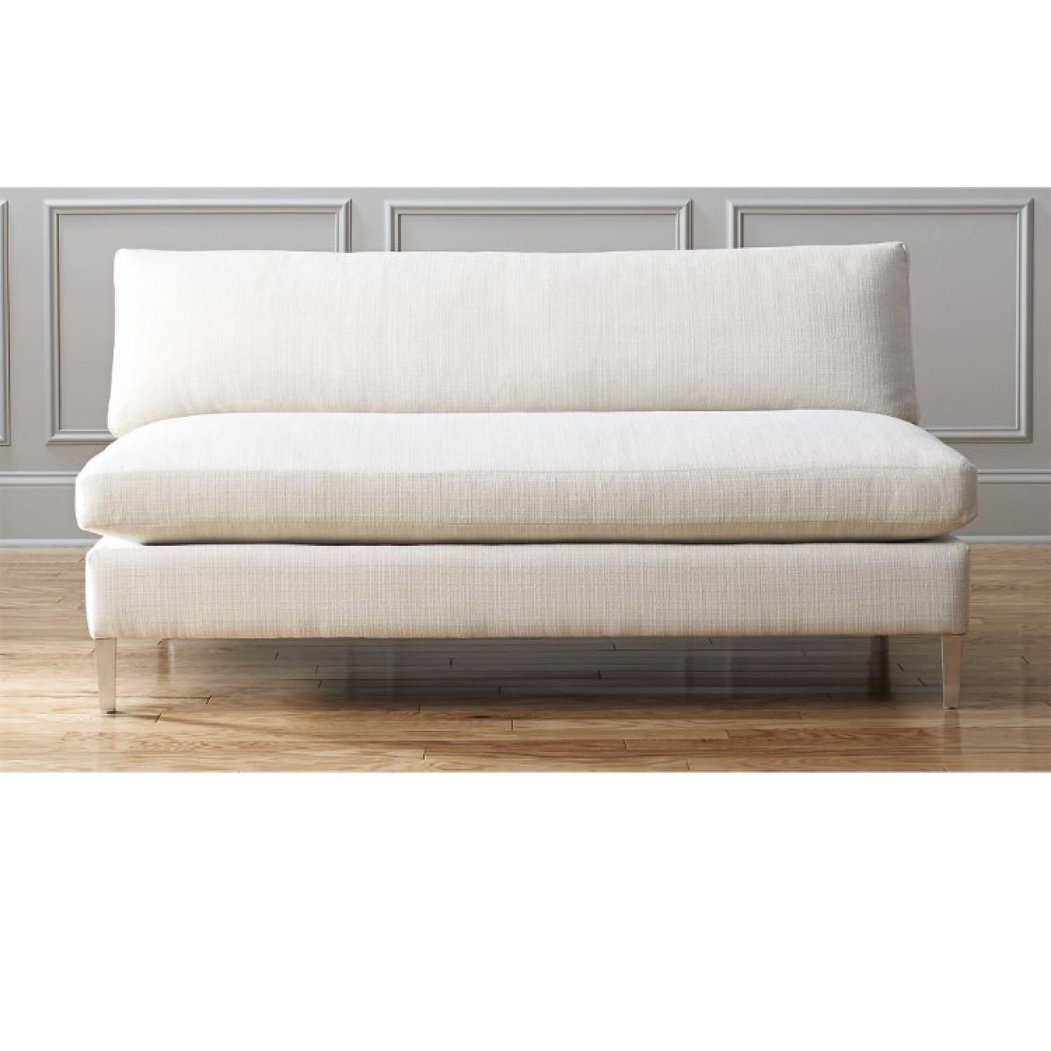 CB2 Cielo Ivory 2 Piece Sectional Sofa - image-1